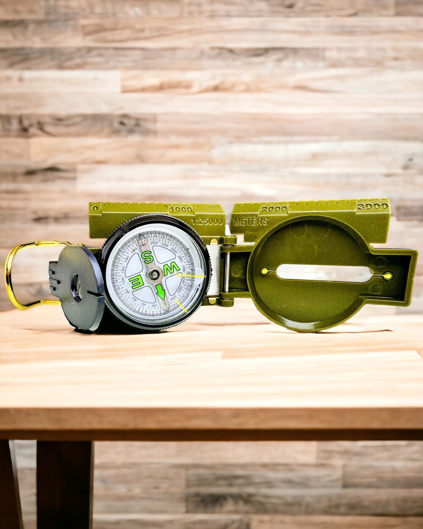 Mapa de Navegación Impermeable de Alta Precisión en Color Verde Militar – Fiable en Orientación, posibilidad de grabado