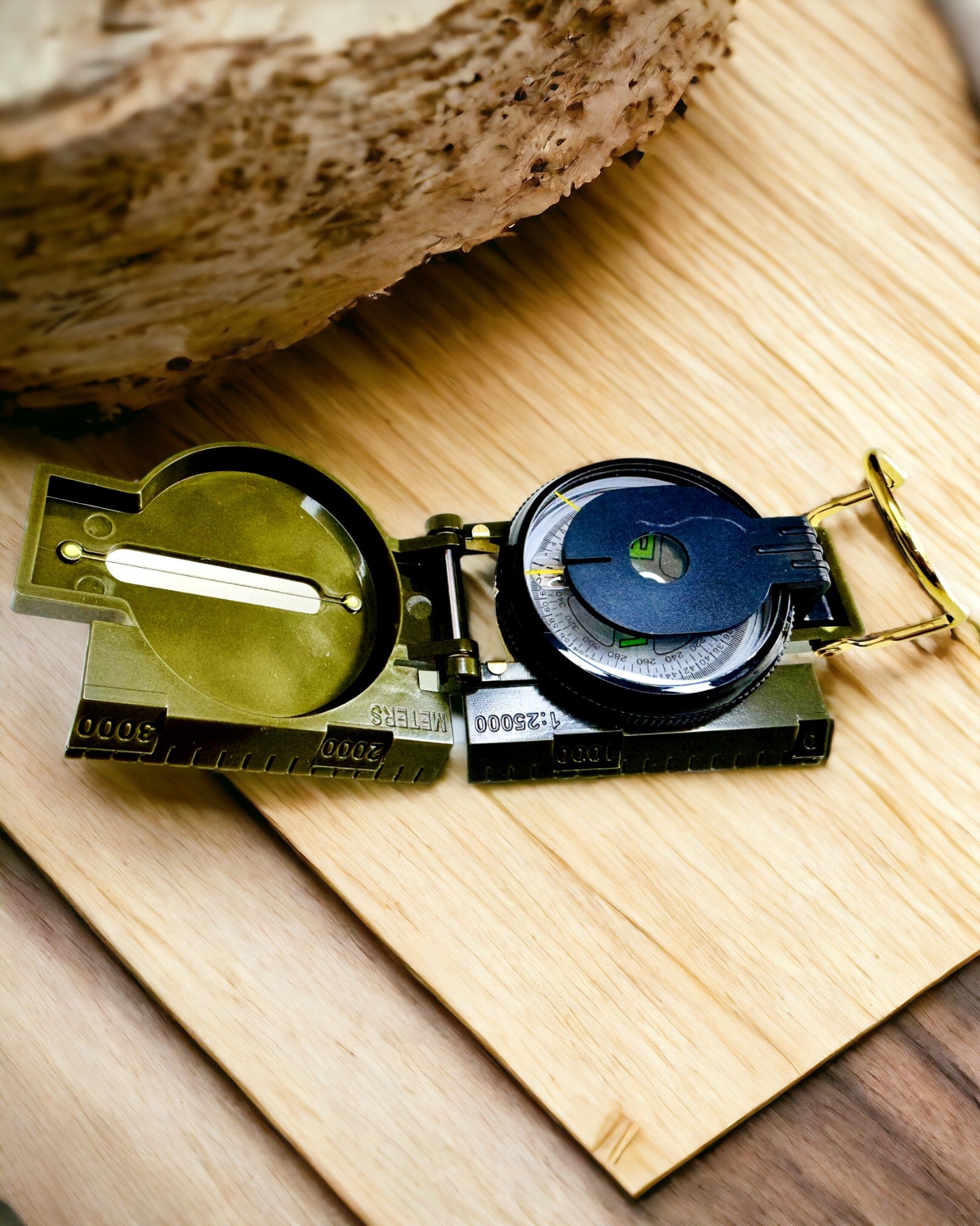 Mapa de Navegación Impermeable de Alta Precisión en Color Verde Militar – Fiable en Orientación, posibilidad de grabado