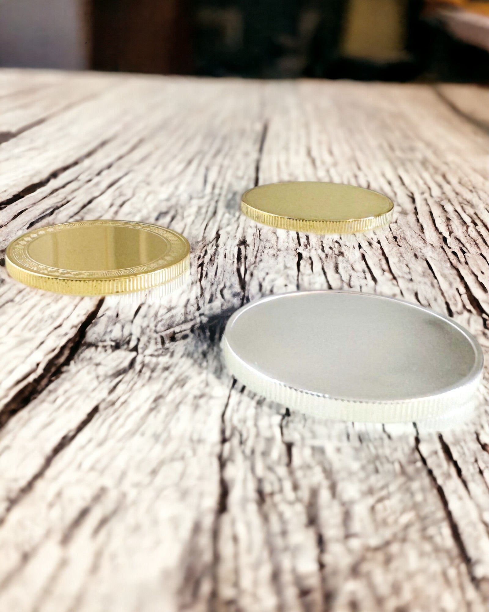 Moneda Vacía de Desafío con Posibilidad de Personalización con Grabado – Coleccionista, 40mm, cuatro modelos