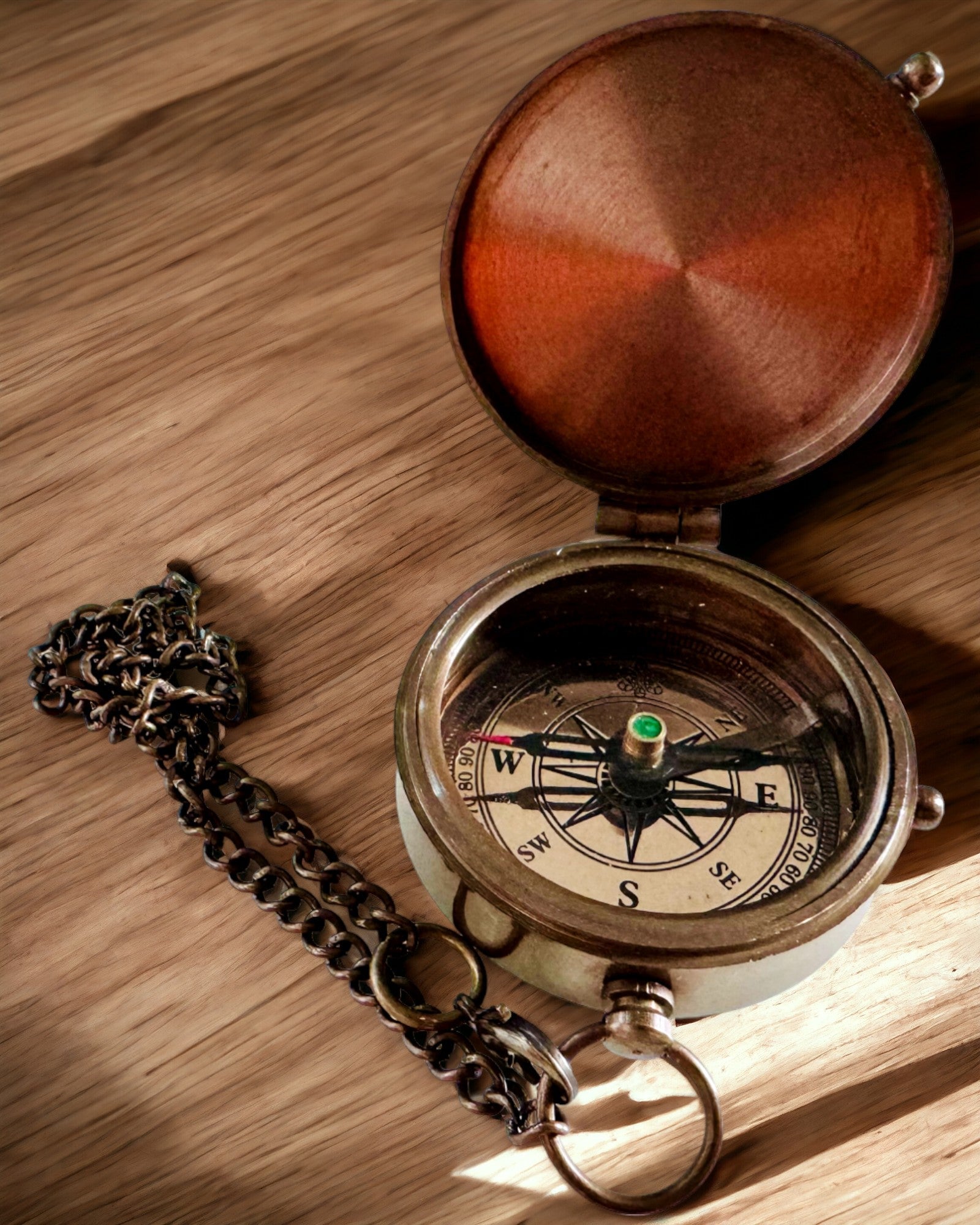 Kompas Indyjski Odysseus – Retro Exploradora Joya - posibilidad de grabado