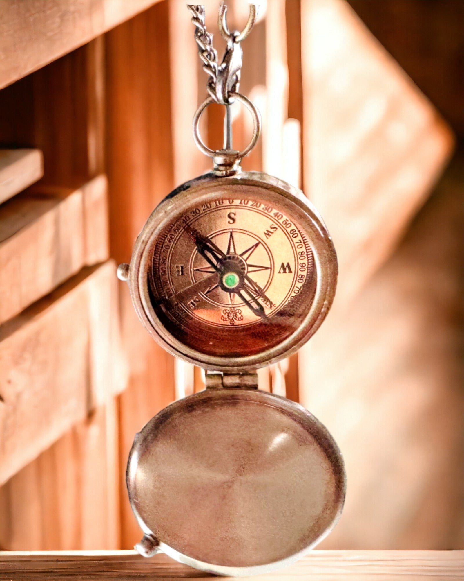 Kompas Indyjski Odysseus – Retro Exploradora Joya - posibilidad de grabado