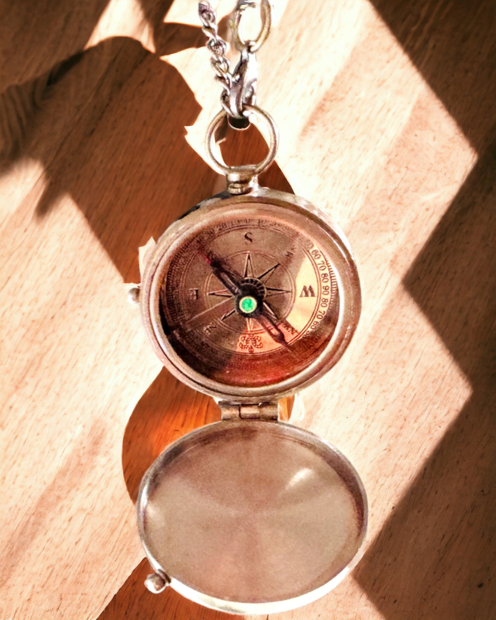 Kompas Indyjski Odysseus – Retro Exploradora Joya - posibilidad de grabado