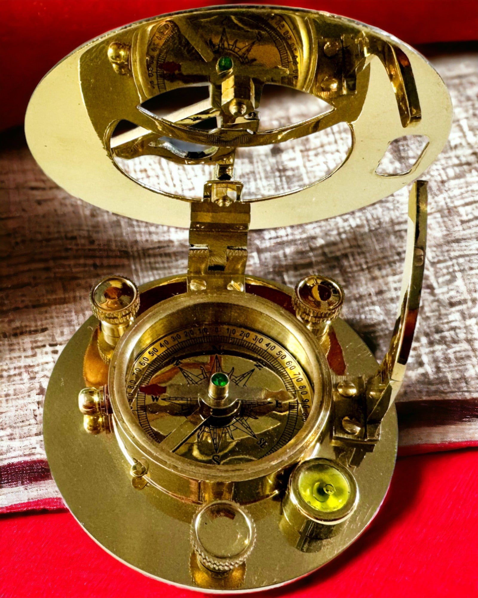 Brújula de Navegación con Sextante y Posibilidad de Personalización - Marítimo XL