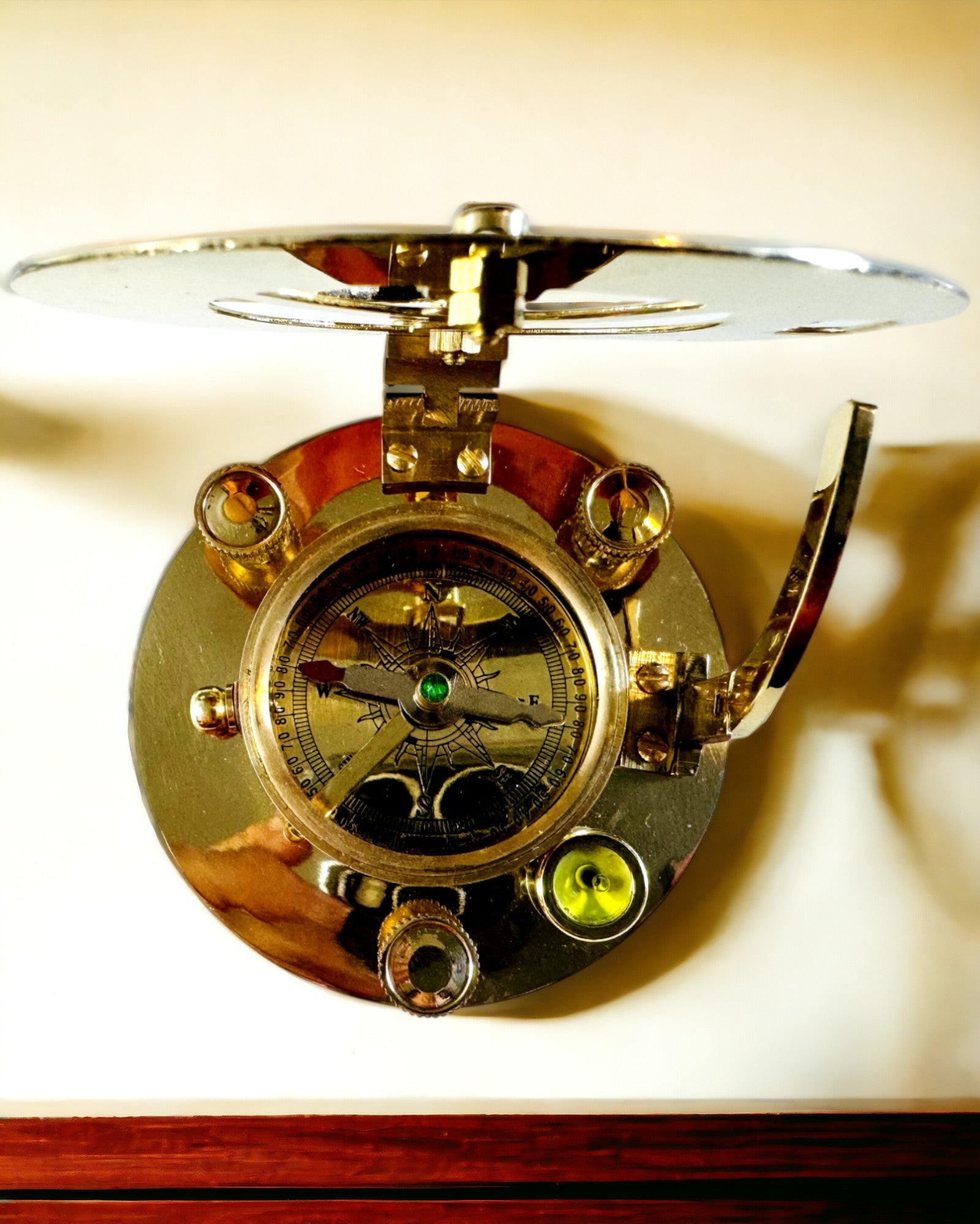 Brújula de Navegación con Sextante y Posibilidad de Personalización - Marítimo XL