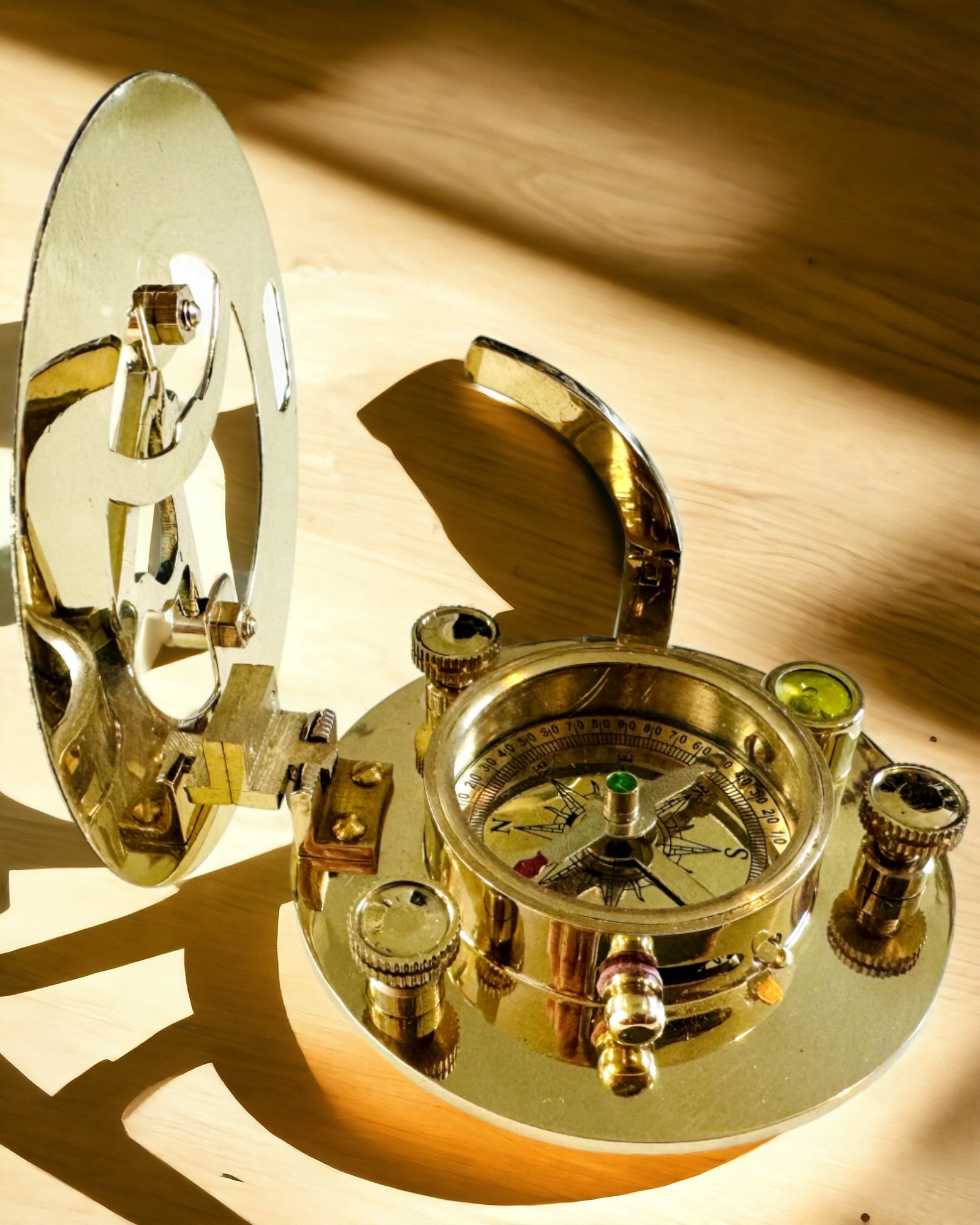 Brújula de Navegación con Sextante y Posibilidad de Personalización - Marítimo XL