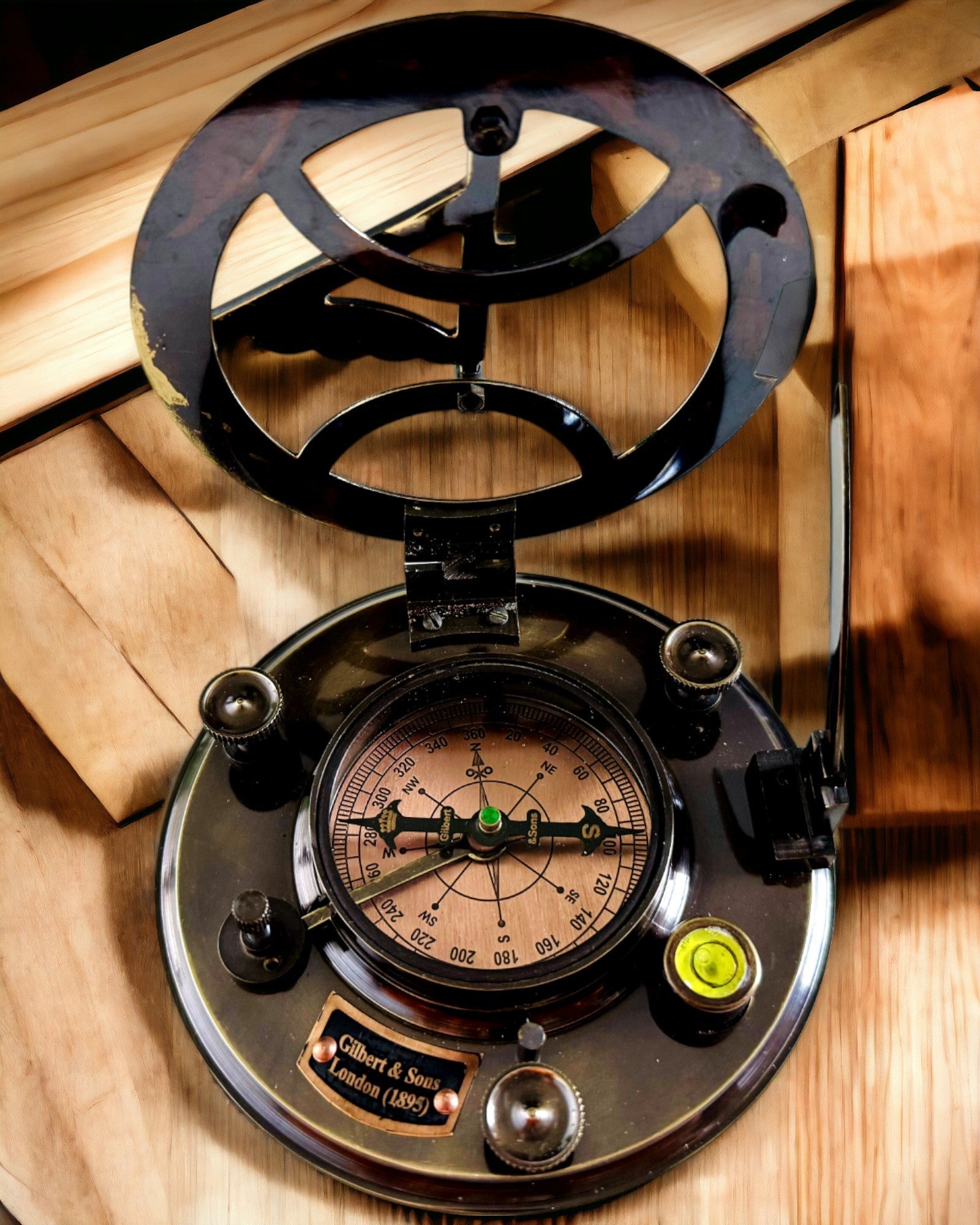 Antiguo Compás de Navegación Premium con Posibilidad de Grabado – Hecho a Mano