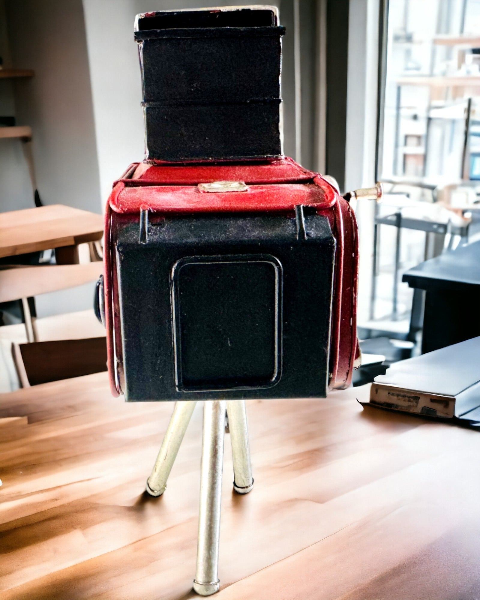 Figura Decorativa "Retro Cámara Keystone" con Posibilidad de Grabado