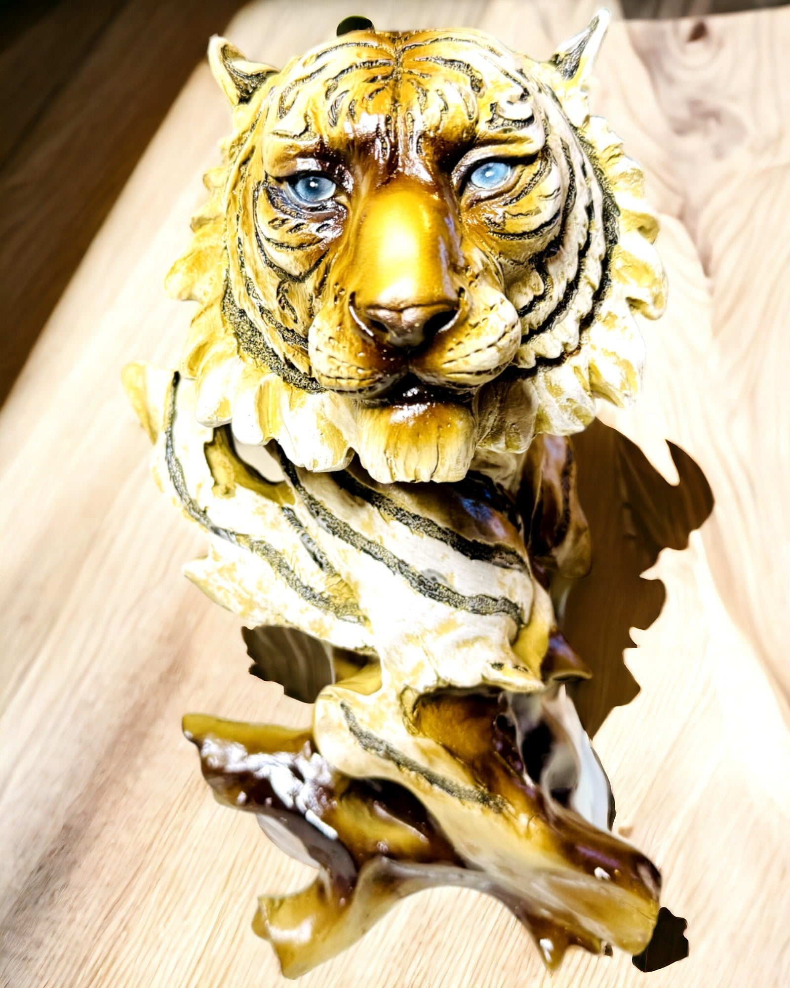 Estatuilla "Tigre Rey de la Selva" con Opción de Grabado, figura de 29 cm de altura, decoración para regalo