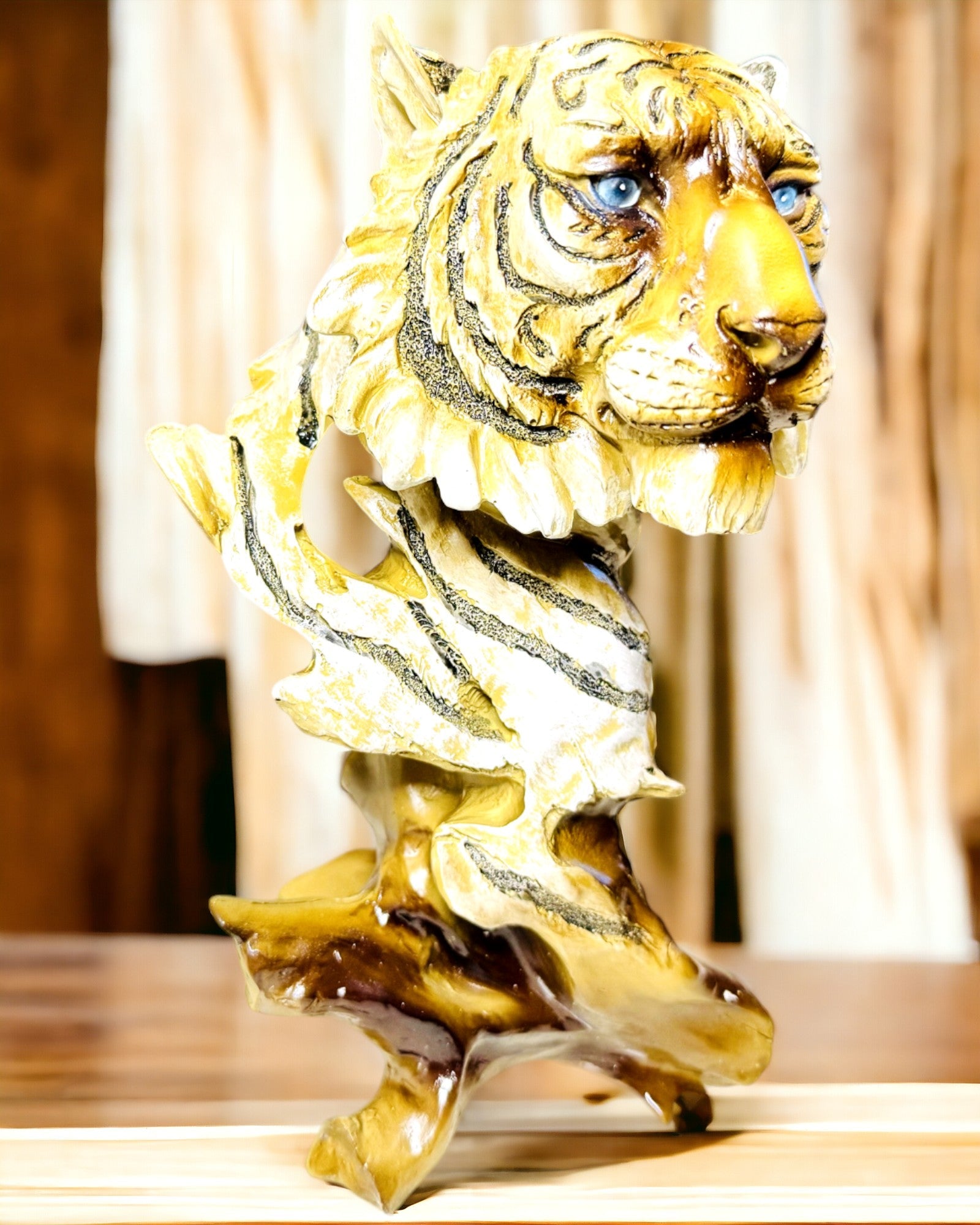 Estatuilla "Tigre Rey de la Selva" con Opción de Grabado, figura de 29 cm de altura, decoración para regalo