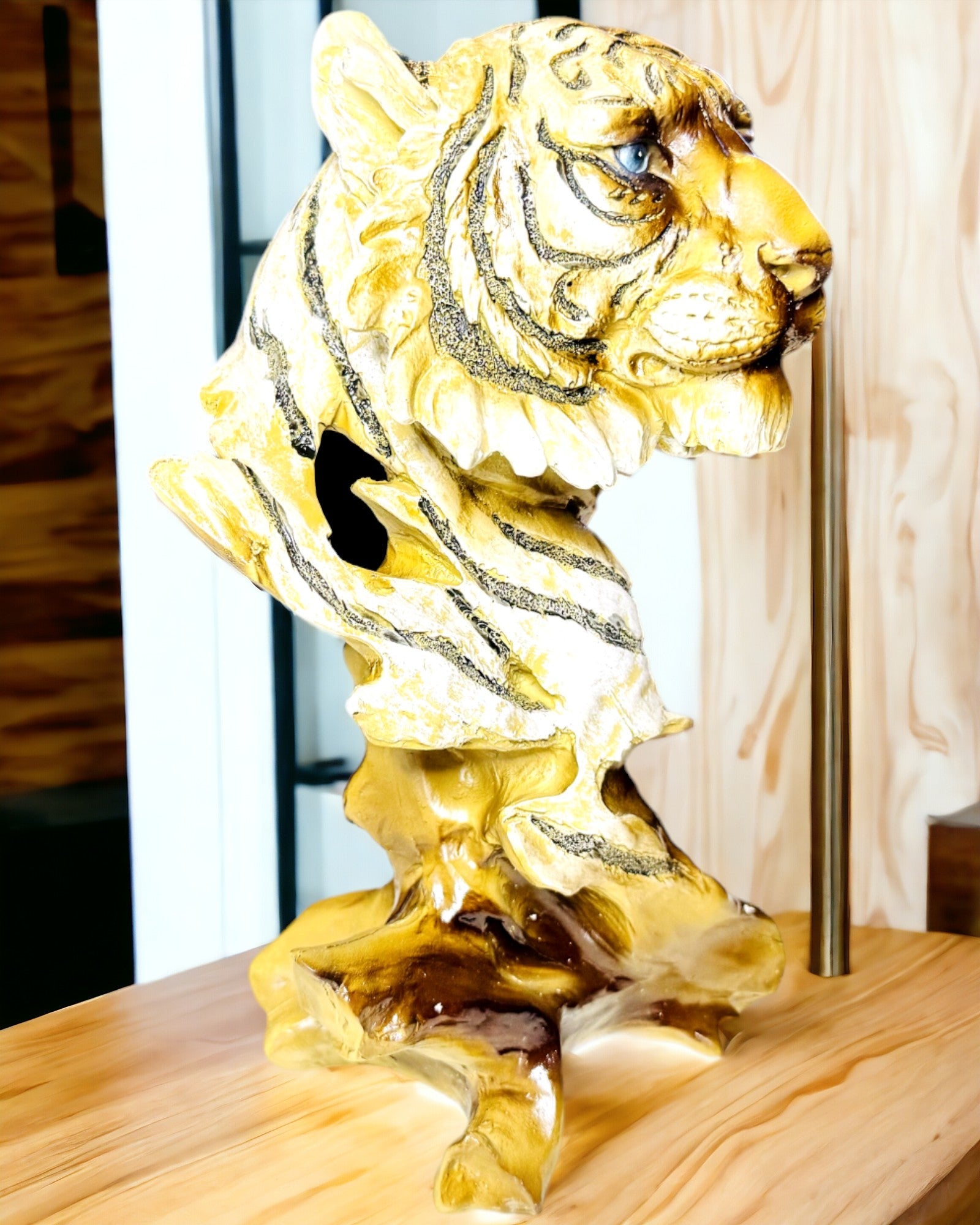 Estatuilla "Tigre Rey de la Selva" con Opción de Grabado, figura de 29 cm de altura, decoración para regalo