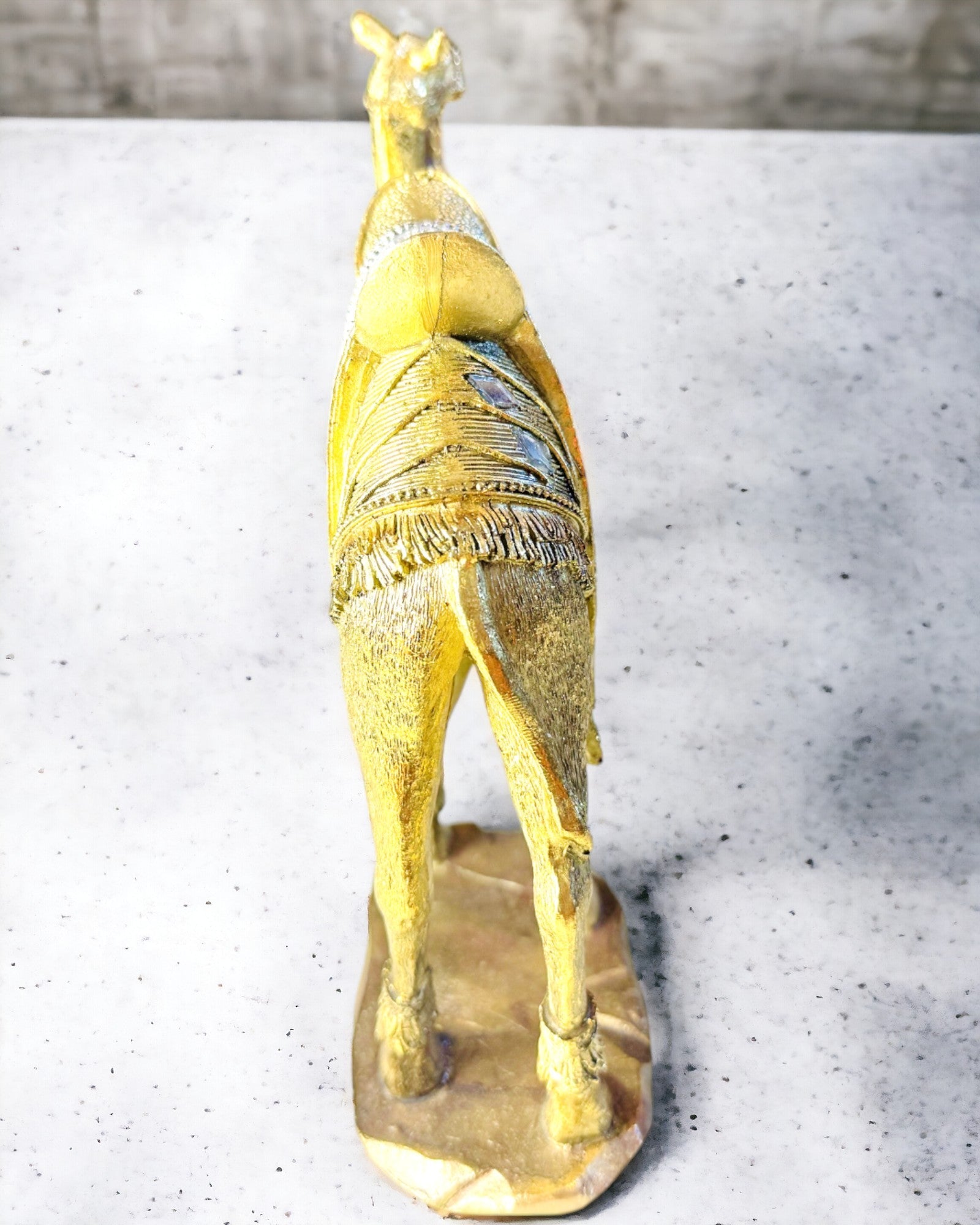 Statuetka Viajero del Desierto Decorativo Camello de Resina con Posibilidad de Grabado