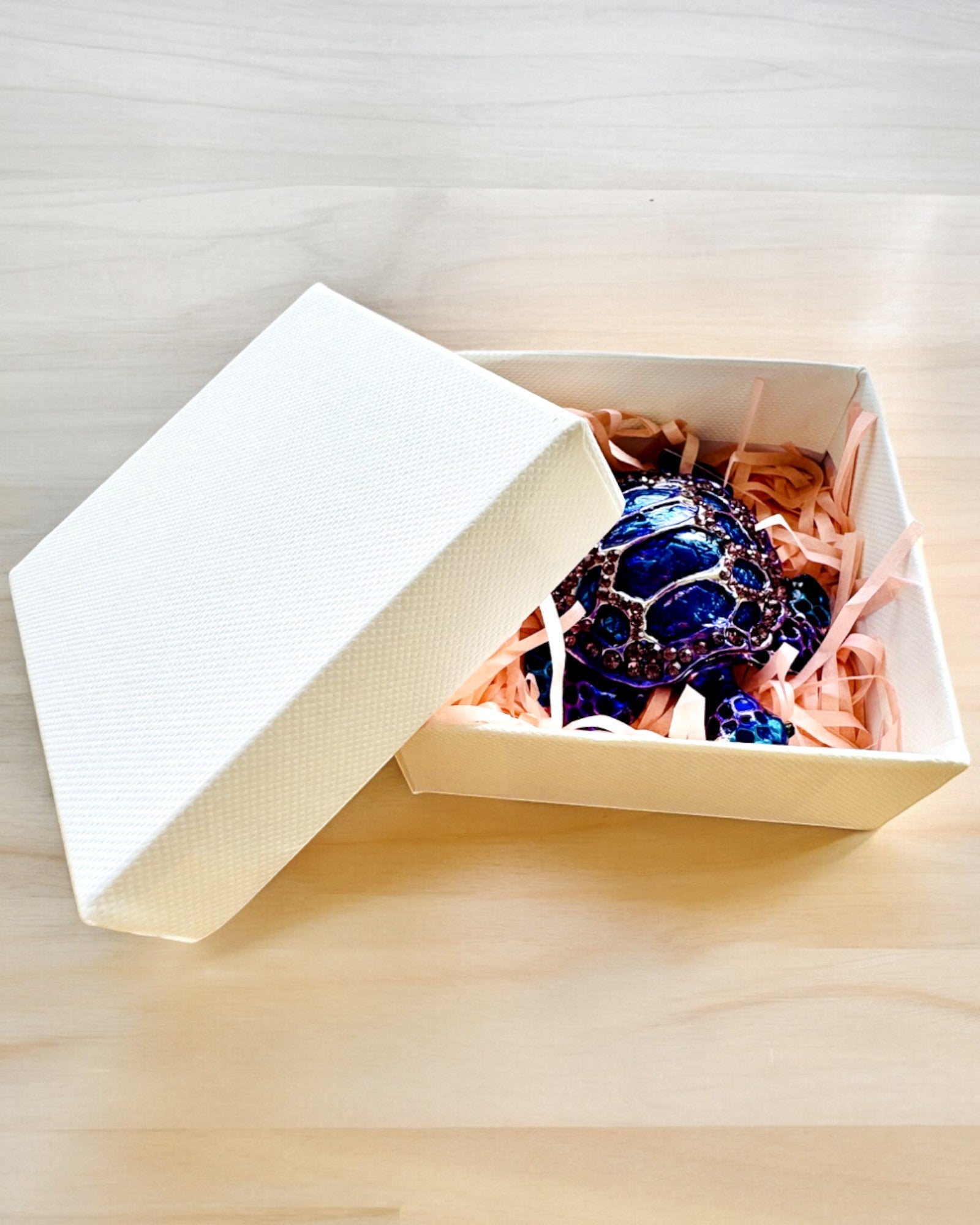 Tesoro Mágico de Tortuga - Caja de Joyería con opción de personalización con grabado, regalo