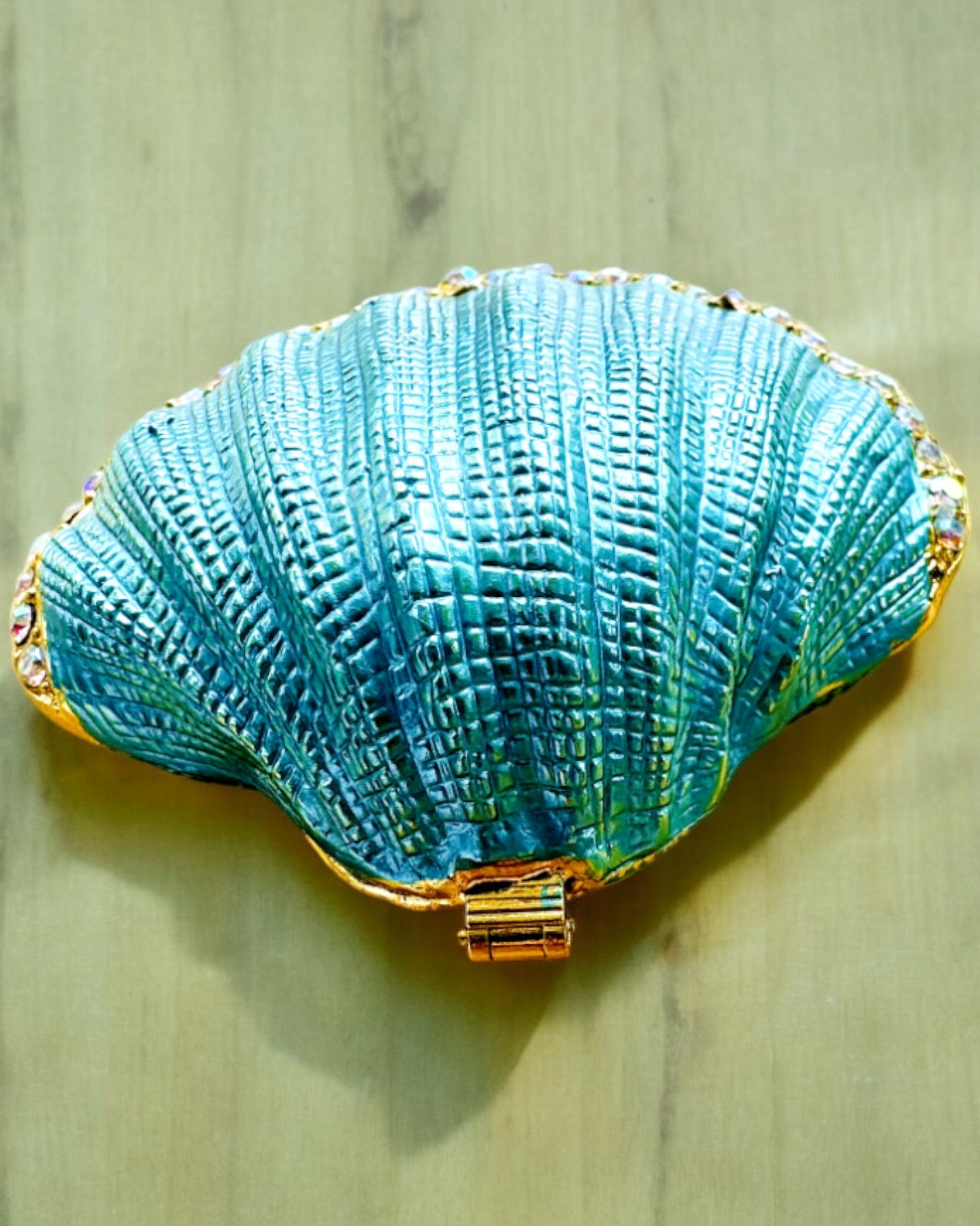 Skarbiec Wspomnień Muszelka - Caja de joyería con opción de personalización con grabado, regalo