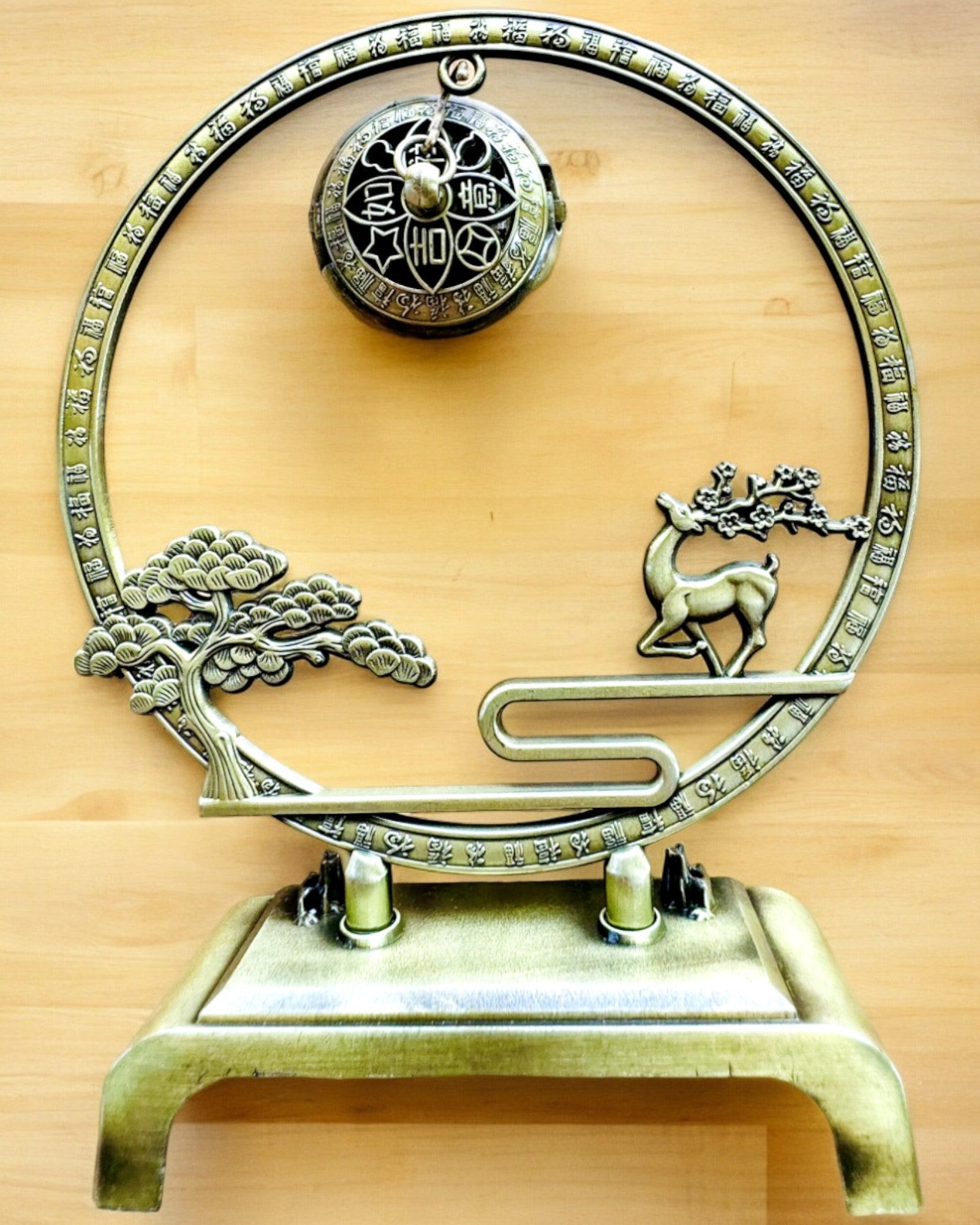 Elegante Soporte de Incienso Metálico "Gran Calma" - posibilidad de personalización con grabado