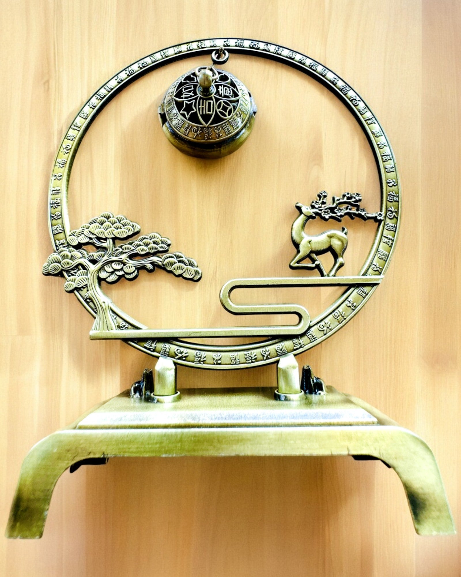 Elegante Soporte de Incienso Metálico "Gran Calma" - posibilidad de personalización con grabado