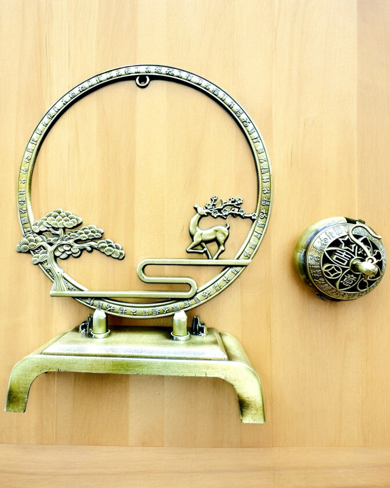 Elegante Soporte de Incienso Metálico "Gran Calma" - posibilidad de personalización con grabado