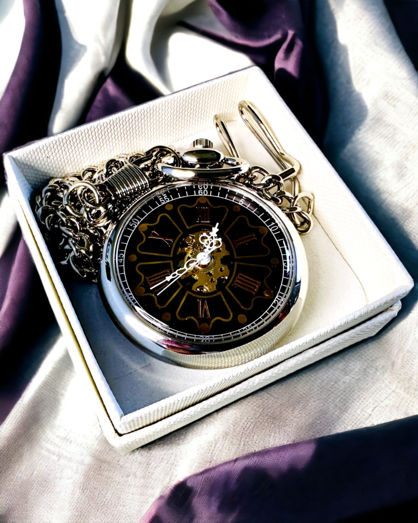 Reloj de Bolsillo Estilo Vintage con Posibilidad de Grabado