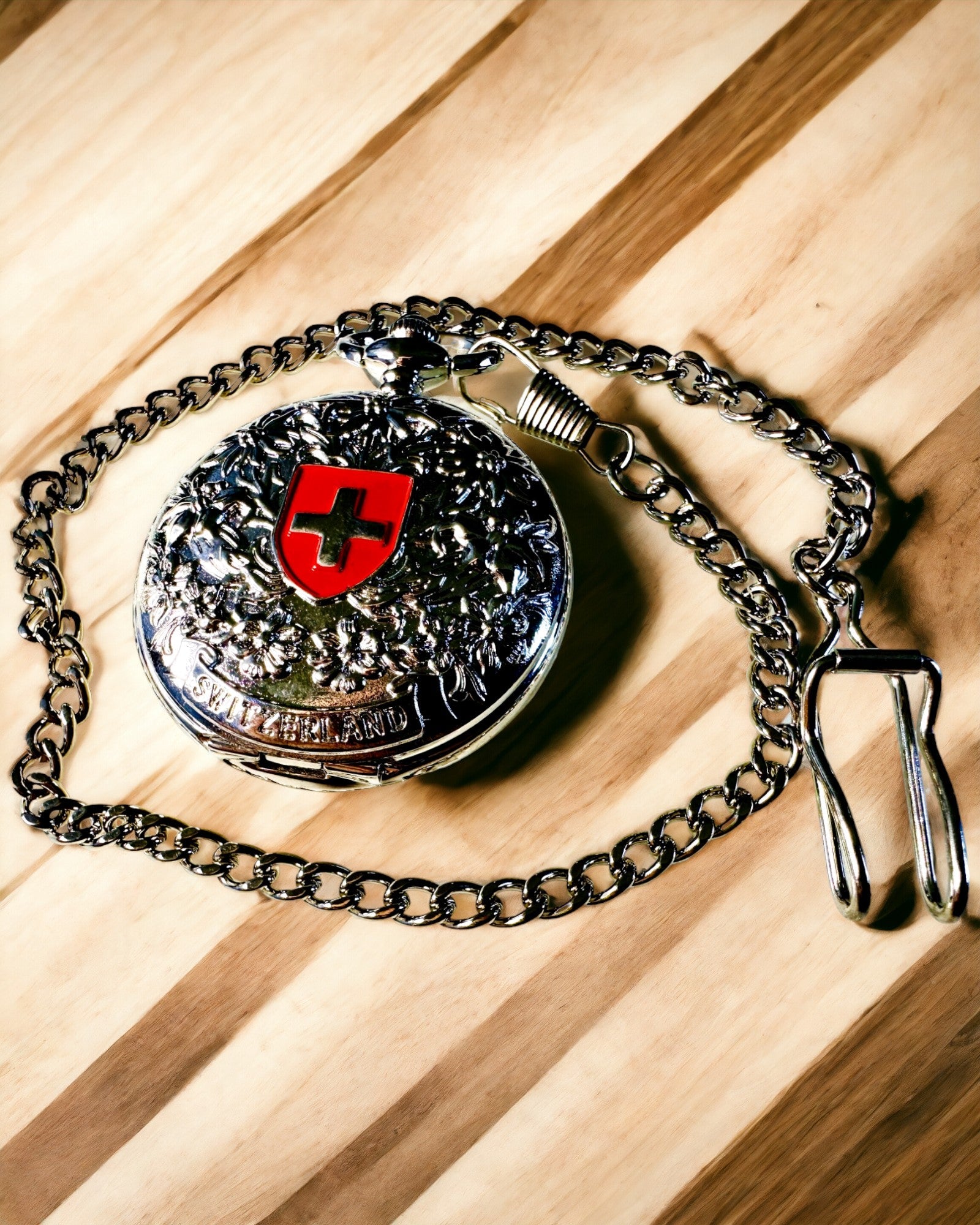 Reloj de Bolsillo "Heritage Helvetia" con Posibilidad de Grabado