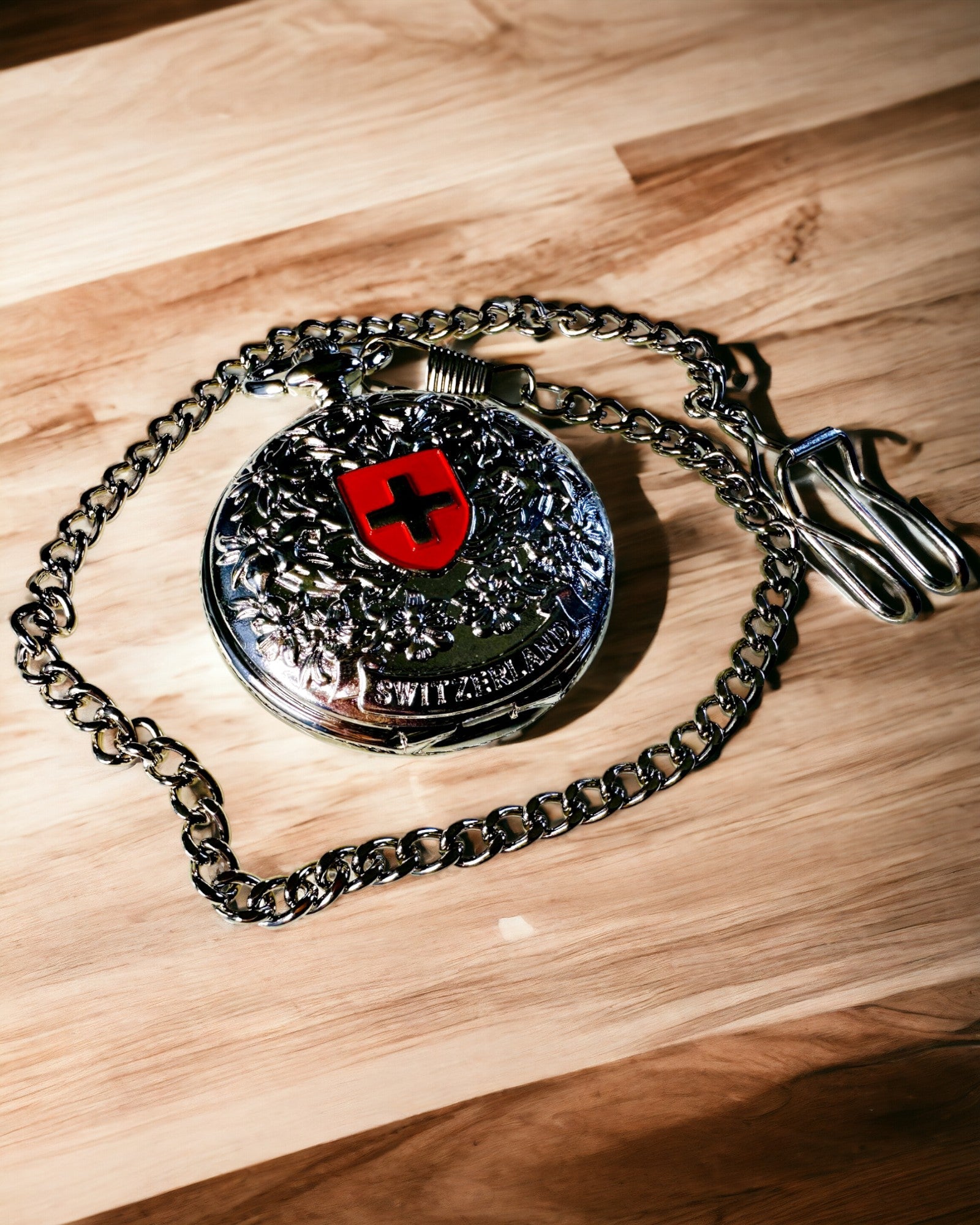 Reloj de Bolsillo "Heritage Helvetia" con Posibilidad de Grabado