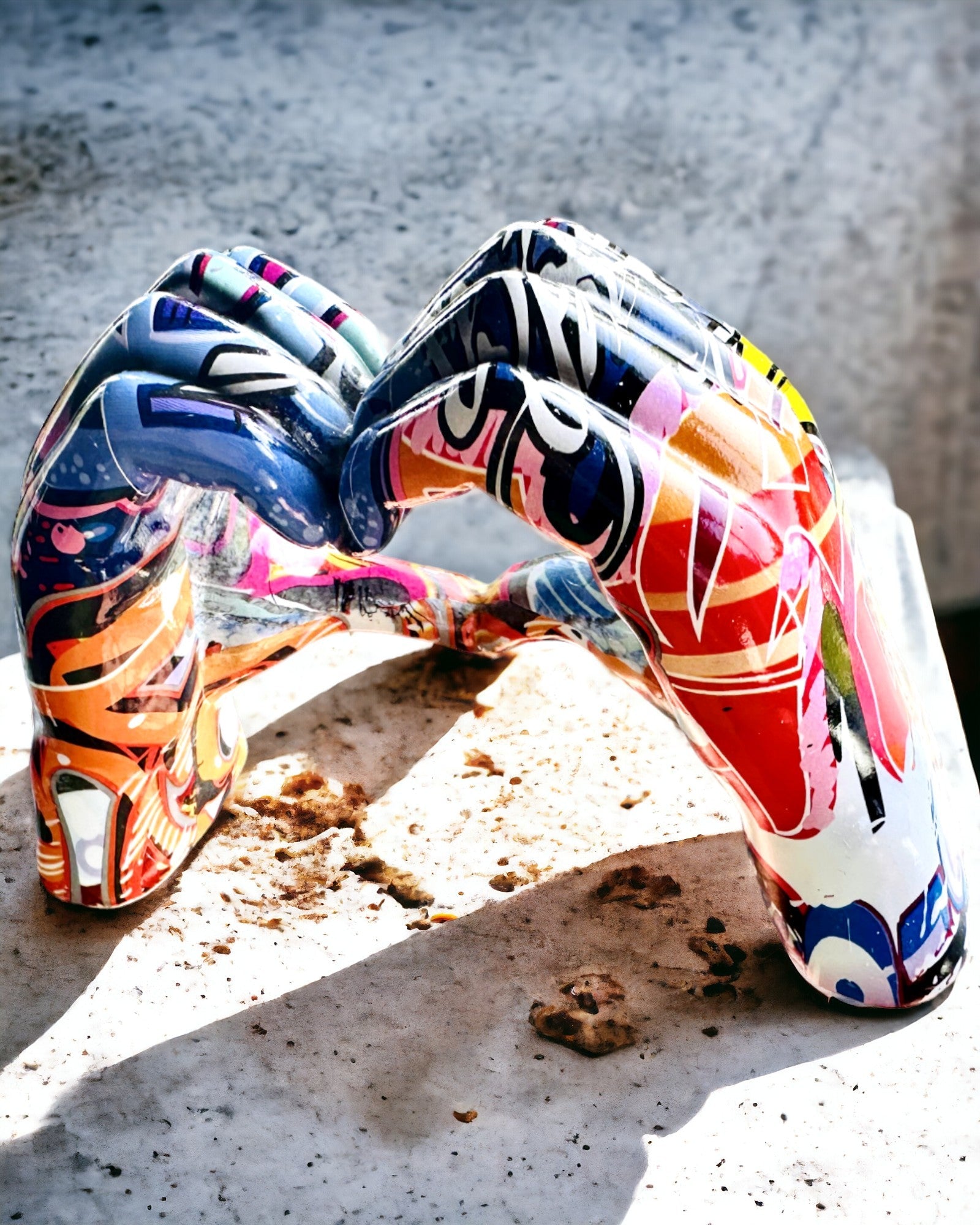 Figura decorativa Colorido Soporte Decorativo ArtBrace - posibilidad de personalización con grabado, para regalo