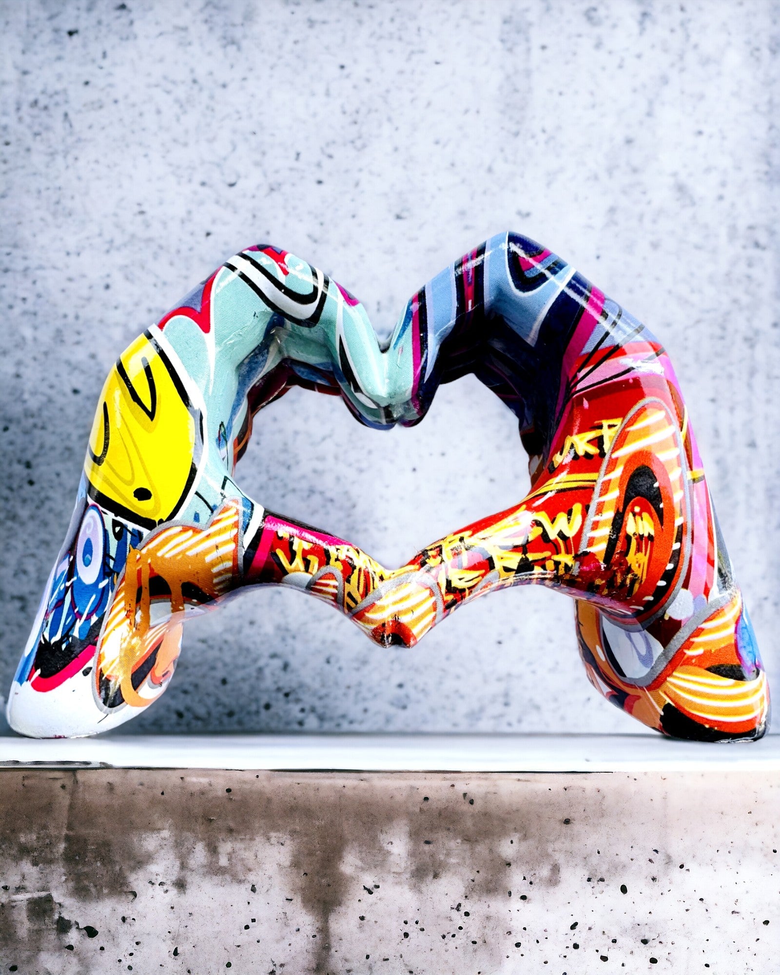 Figura decorativa Colorido Soporte Decorativo ArtBrace - posibilidad de personalización con grabado, para regalo