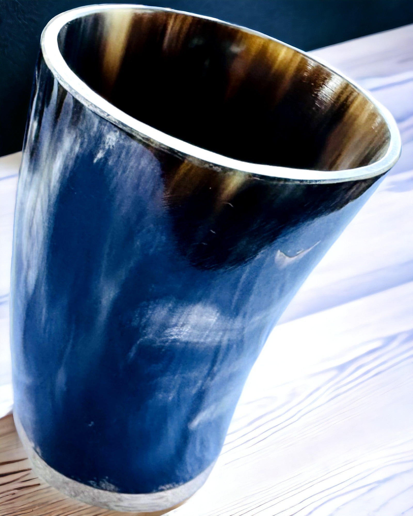 Pequeña Taza Hecha a Mano con Posibilidad de Grabado, vaso Taza India, posibilidad de personalización para regalo, grabado. Color oscuro