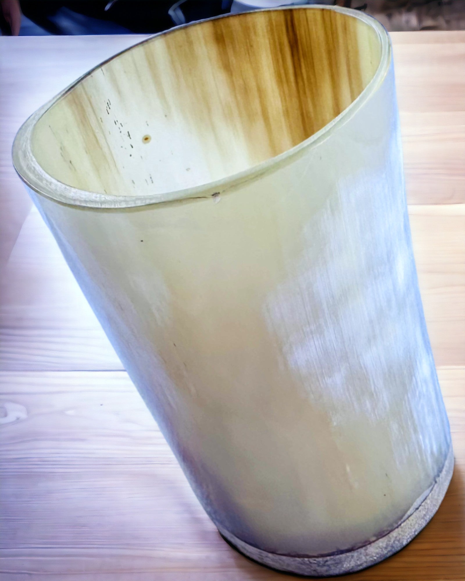 Taza Pequeña Hecha a Mano con Posibilidad de Grabado, vaso Indio Taza, posibilidad de personalización para regalo, grabado. Color claro