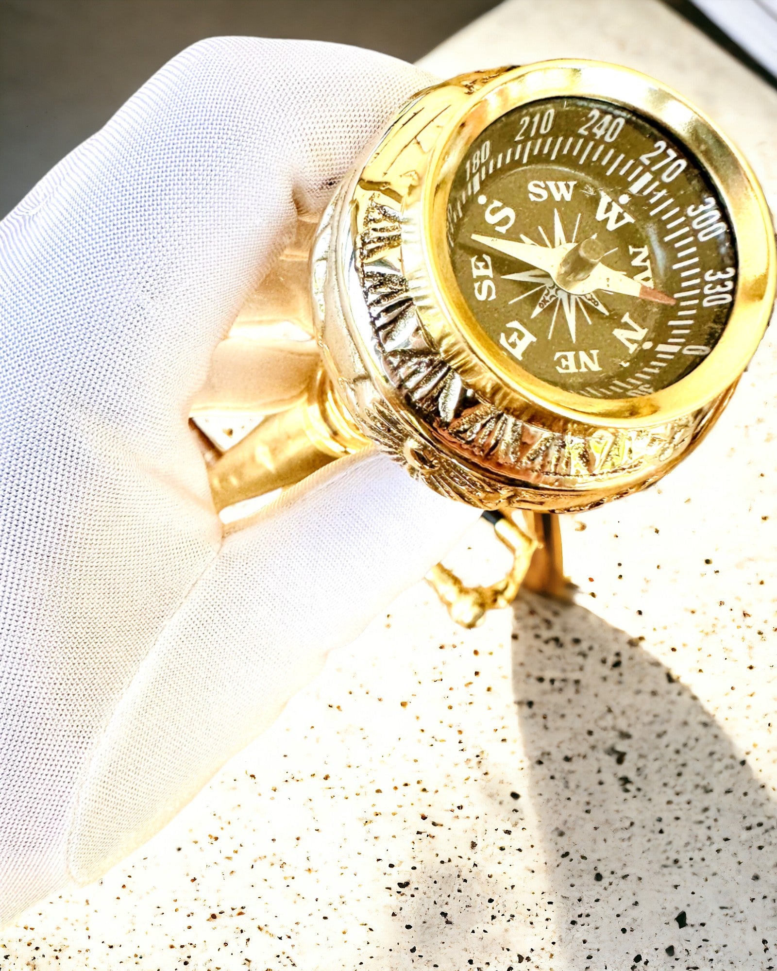 Kompasso Black - Bastón para caminar - Madera Tallada a Mano - Edición Exclusiva con Posibilidad de Grabado