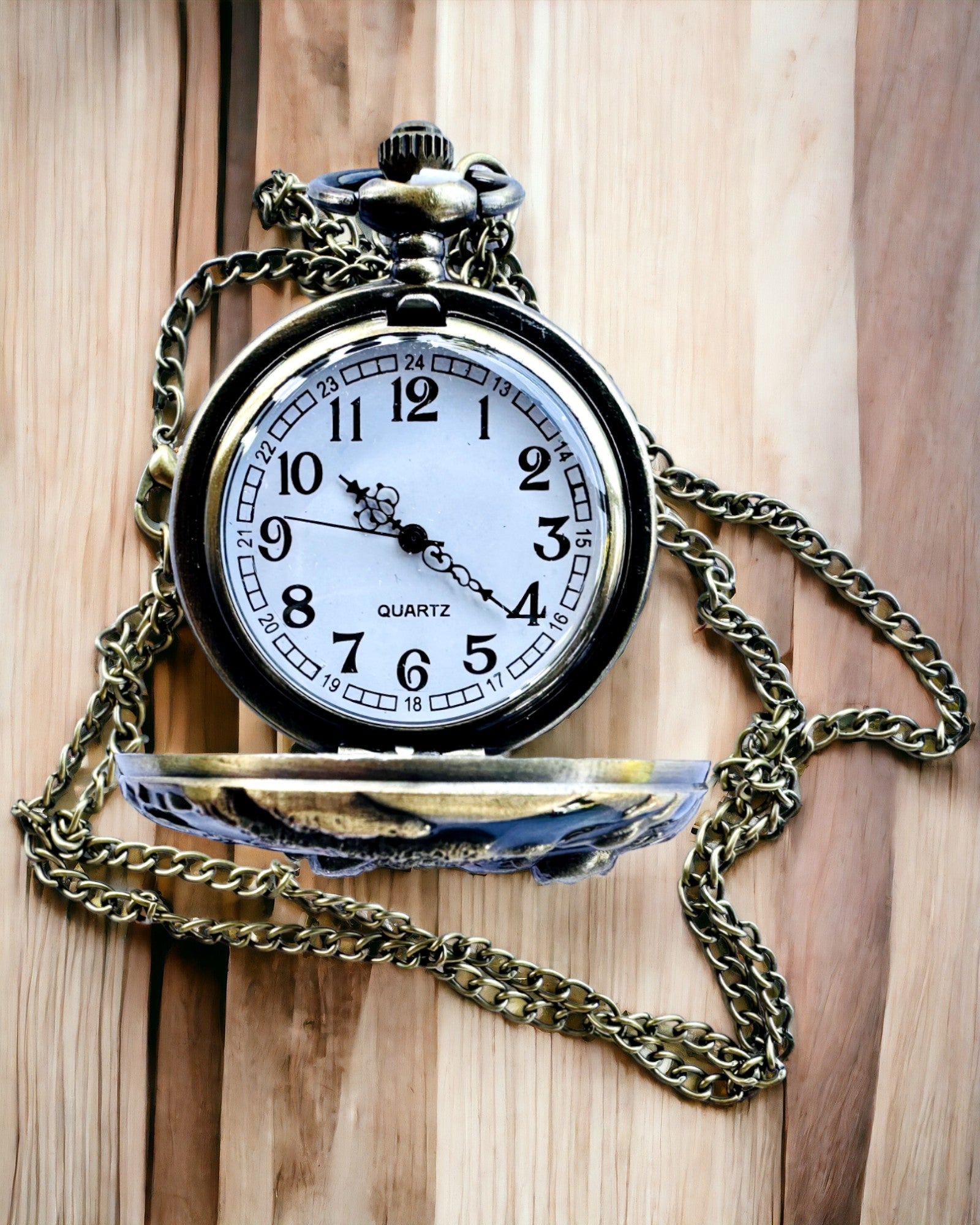 Reloj de Bolsillo "Vintage Explorer" con Posibilidad de Grabado