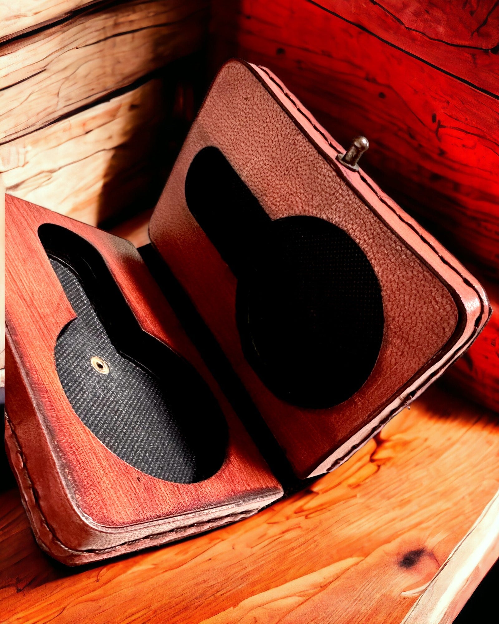 Estuche de Comandante – Estuche Hecho a Mano para Reloj de Bolsillo o Brújula con Posibilidad de Personalización