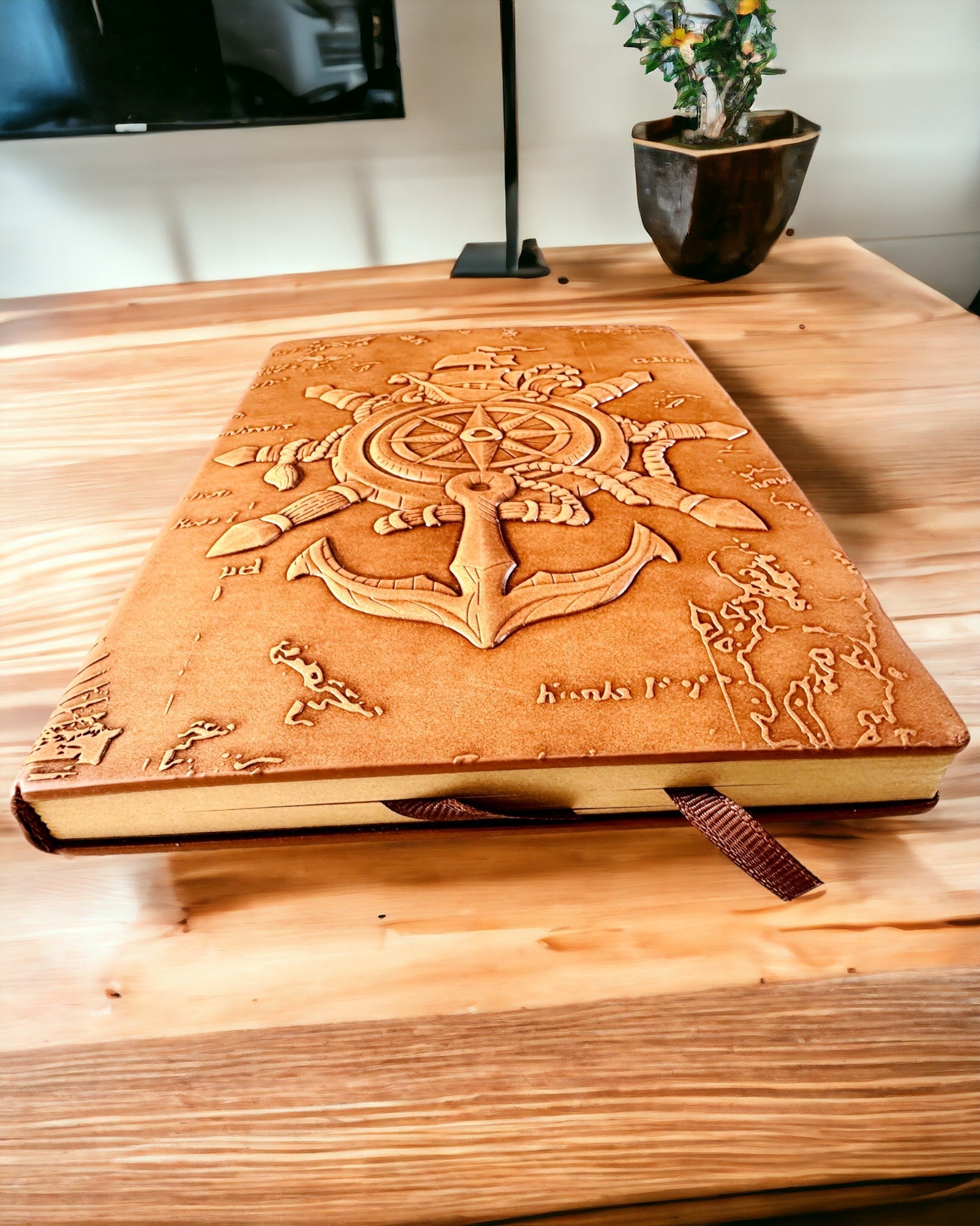 Cuadernos con motivo náutico "Nautica" con opción de personalización mediante grabado, para regalo