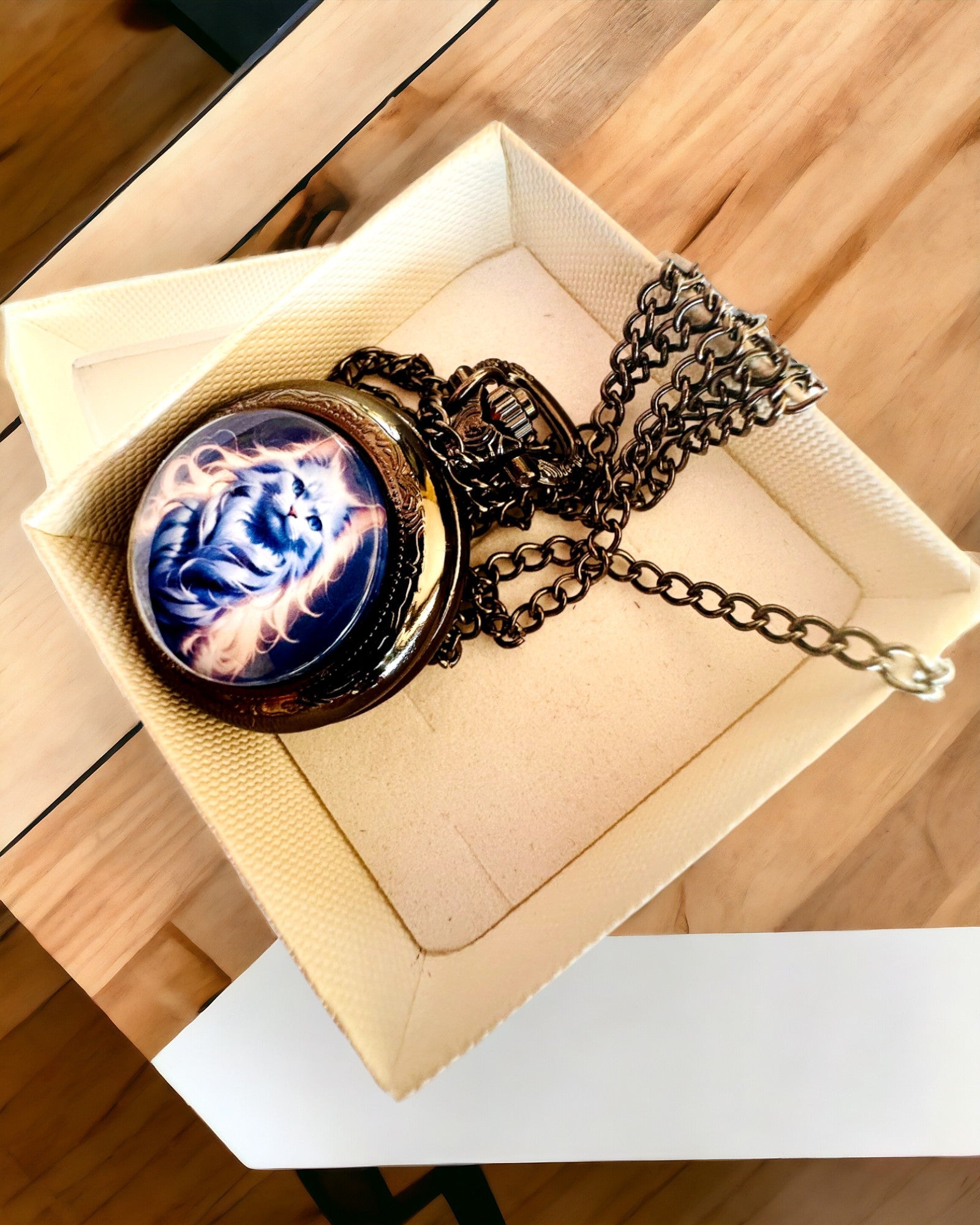 Reloj de Bolsillo "Gwiezdna Kotka" con Posibilidad de Grabado, 2 variantes de color a elegir