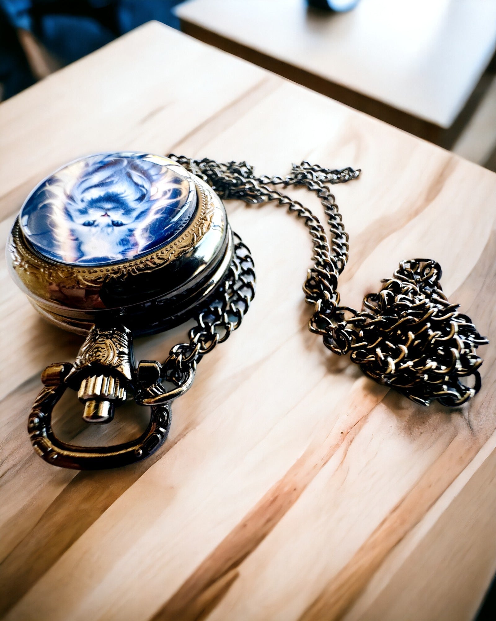 Reloj de Bolsillo "Gwiezdna Kotka" con Posibilidad de Grabado, 2 variantes de color a elegir