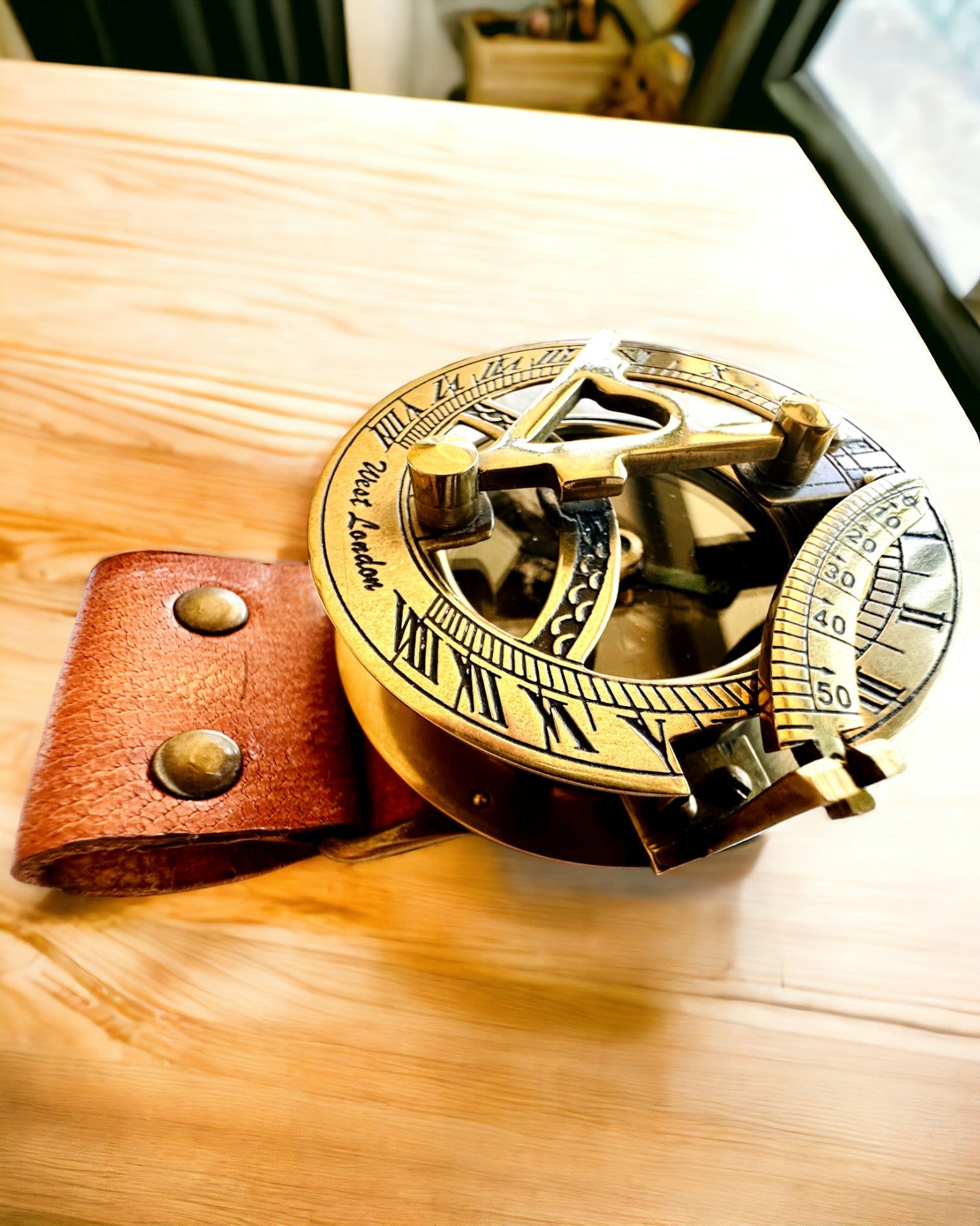 Reloj de Sol "Antyczny Kompas", reloj de pulsera con brújula, posibilidad de personalización con grabado