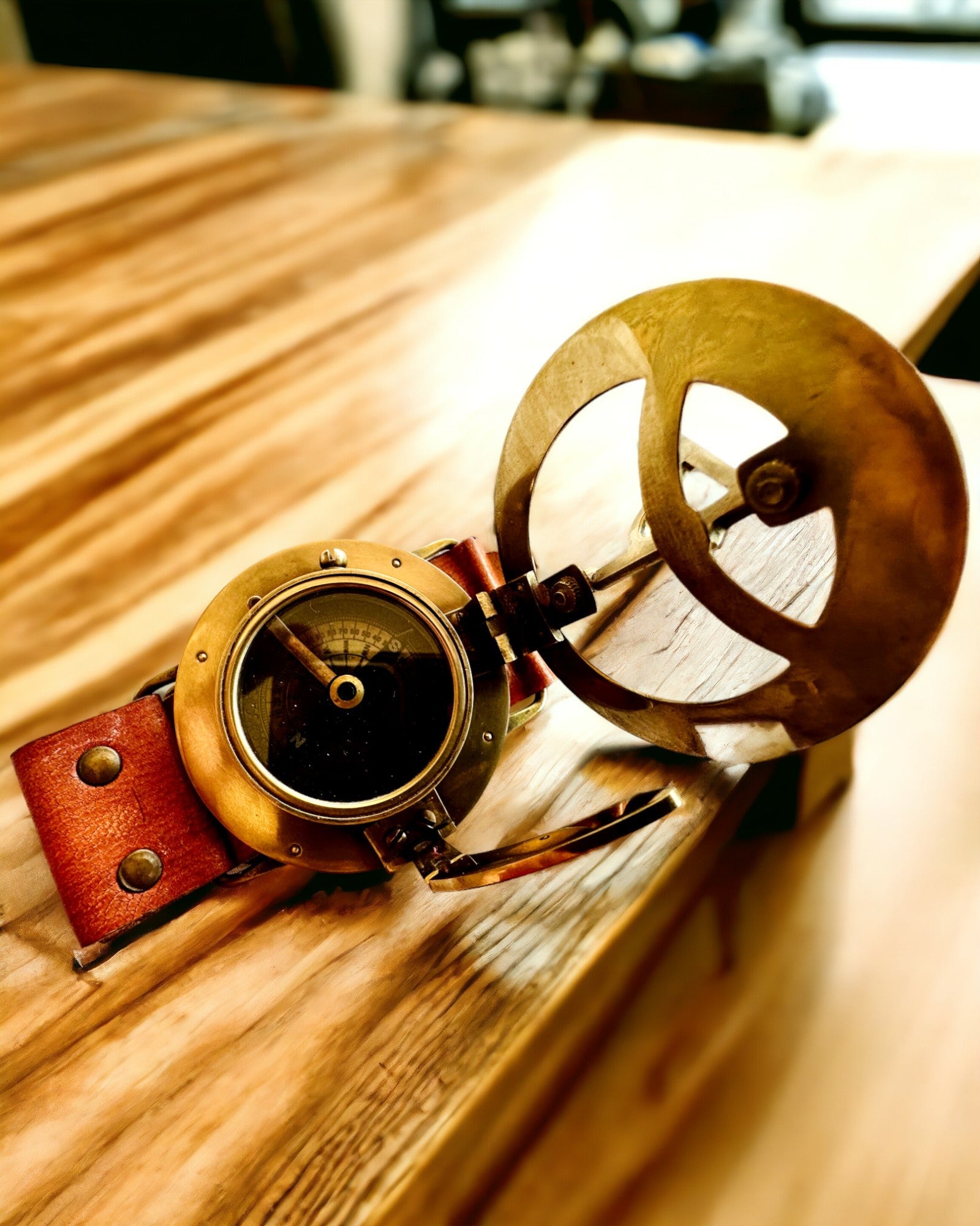 Reloj de Sol "Antyczny Kompas", reloj de pulsera con brújula, posibilidad de personalización con grabado