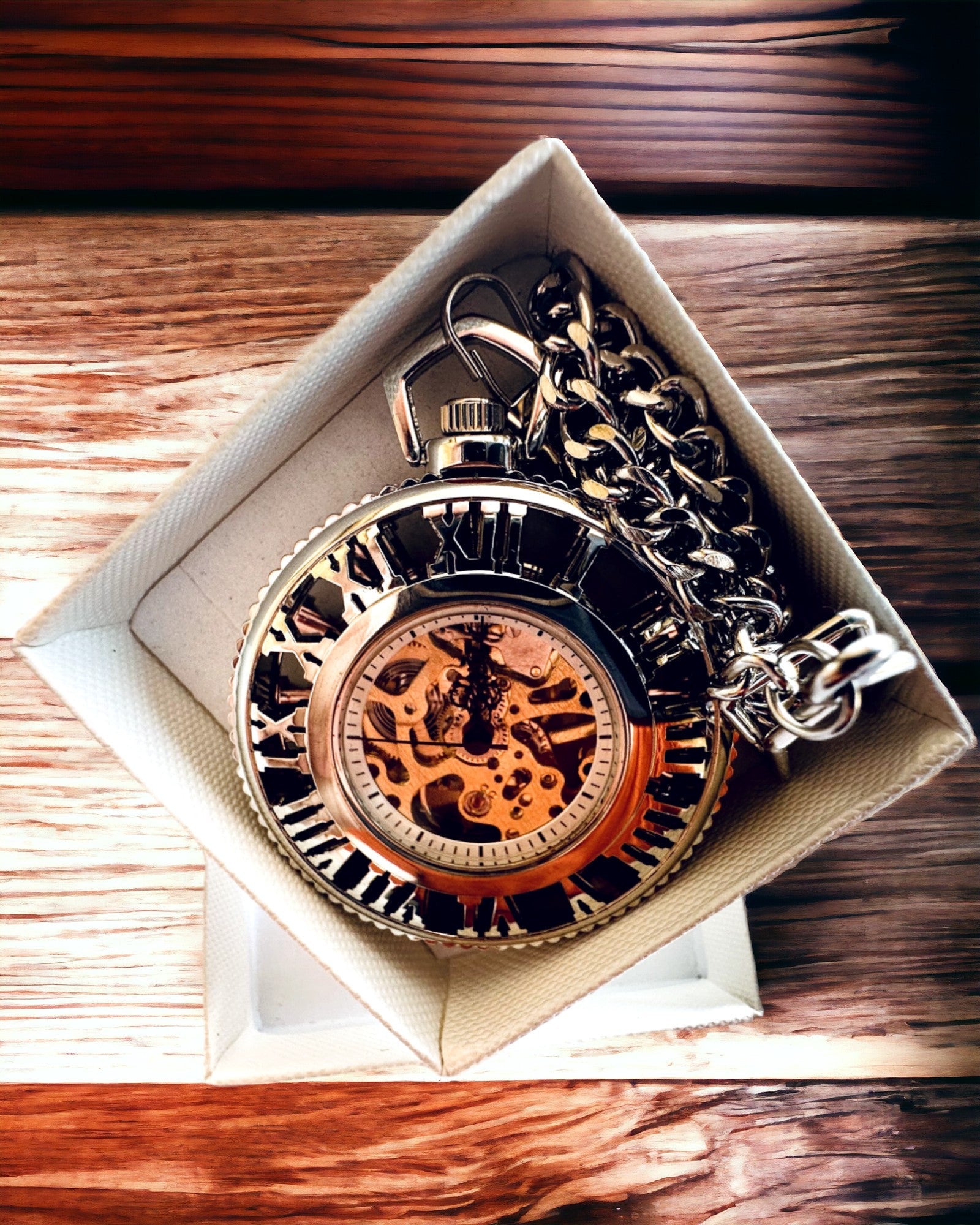 Reloj de Bolsillo "Mechanica Heritage" con Opción de Personalización