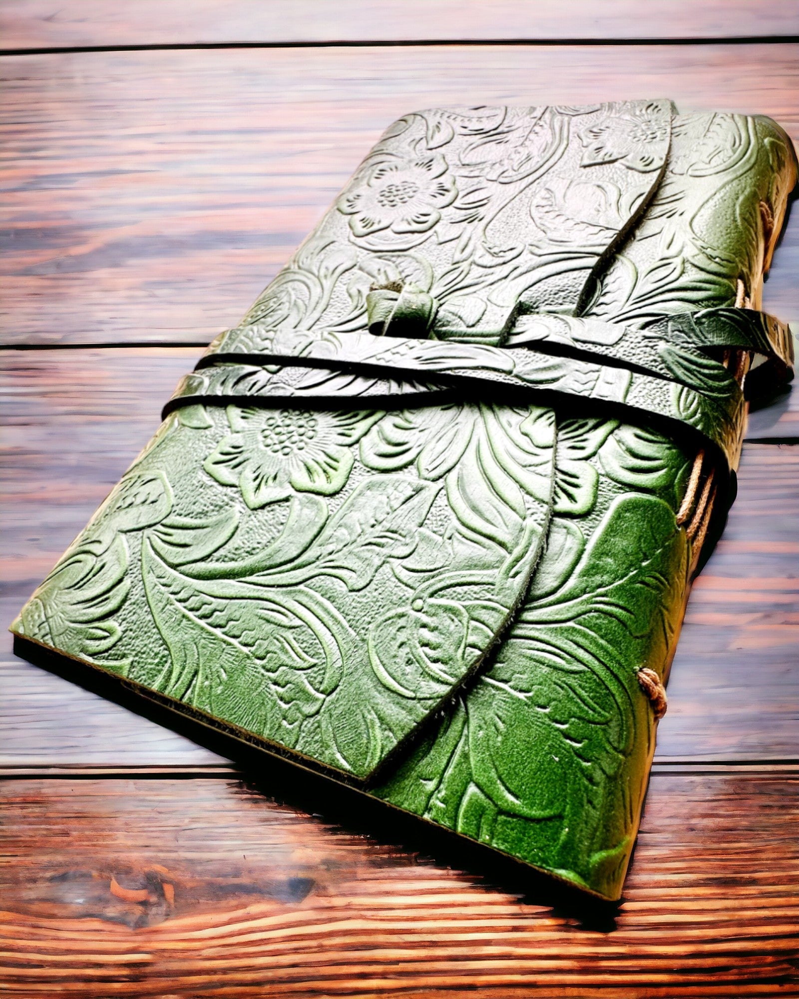 Notatnik Premium de Cuero "Elegancia Natural" - 200 páginas, 120g, cuaderno, bloc de dibujo, 2 colores a elegir, personalización con grabado