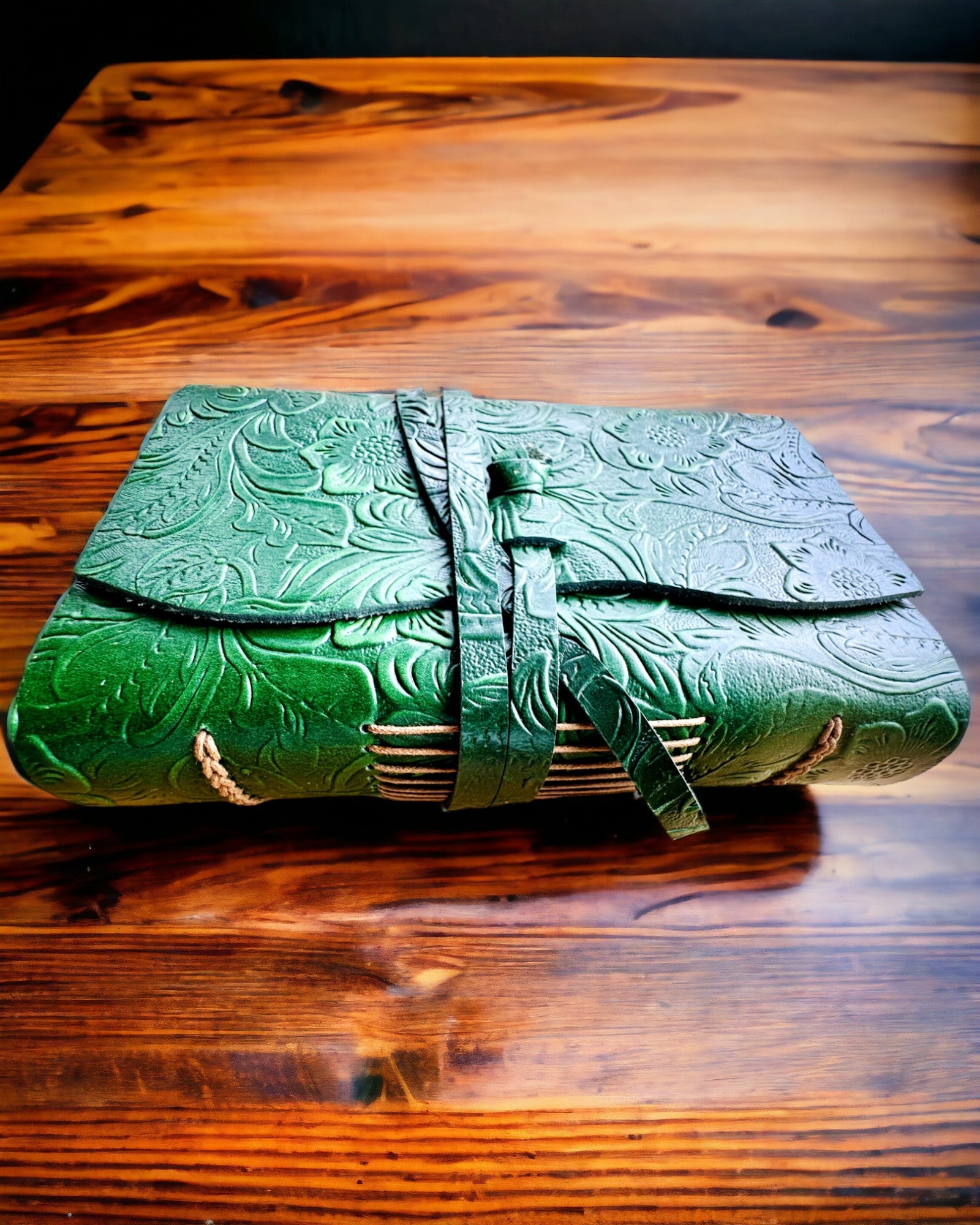 Notatnik Premium de Cuero "Elegancia Natural" - 200 páginas, 120g, cuaderno, bloc de dibujo, 2 colores a elegir, personalización con grabado