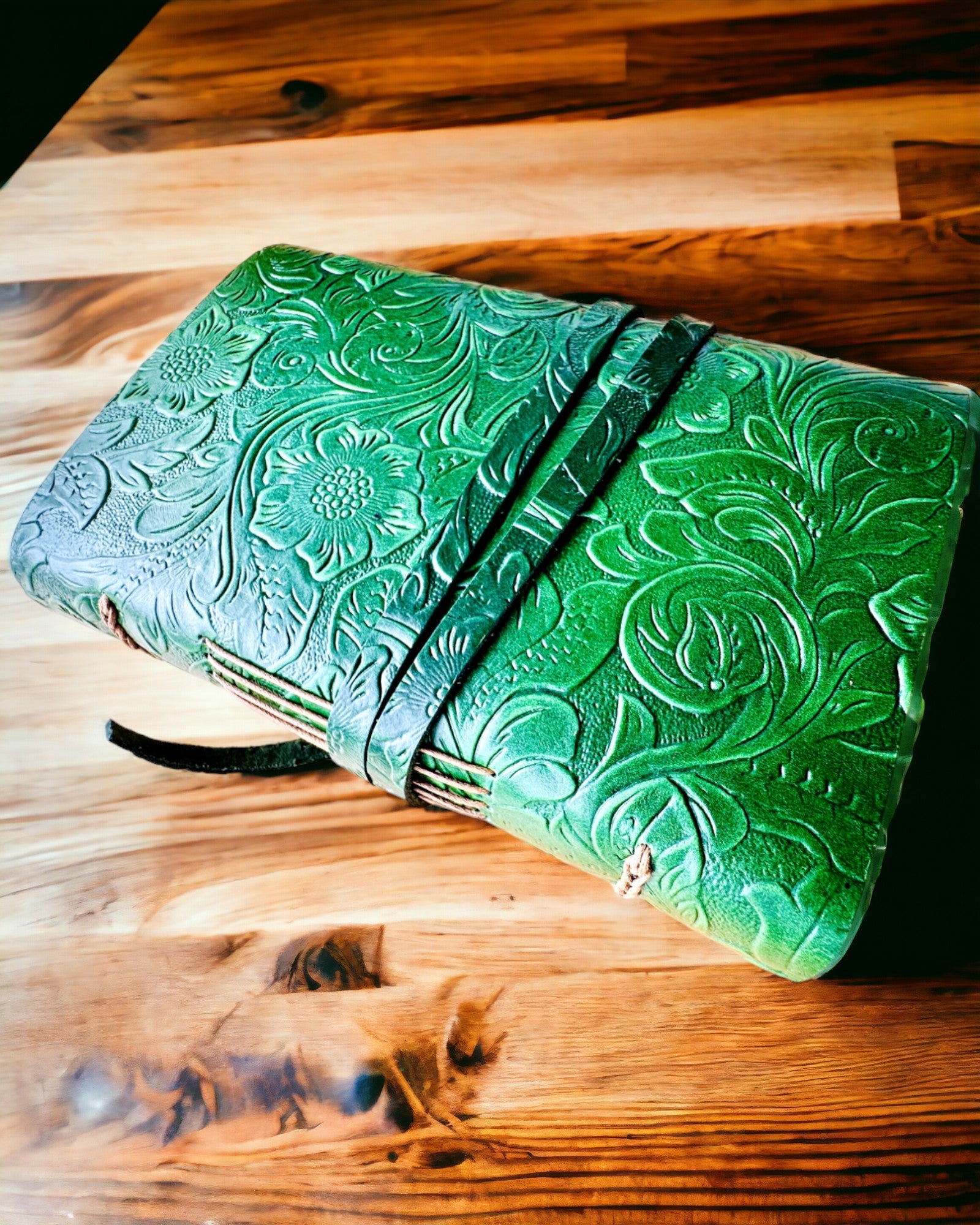 Notatnik Premium de Cuero "Elegancia Natural" - 200 páginas, 120g, cuaderno, bloc de dibujo, 2 colores a elegir, personalización con grabado