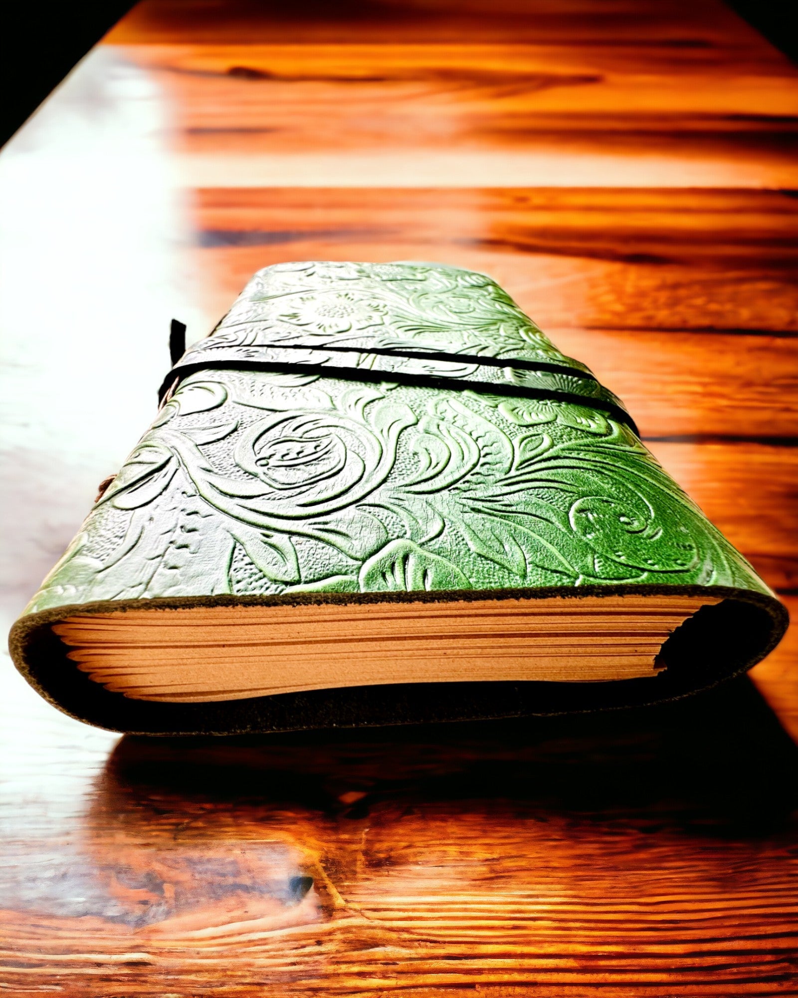 Notatnik Premium de Cuero "Elegancia Natural" - 200 páginas, 120g, cuaderno, bloc de dibujo, 2 colores a elegir, personalización con grabado