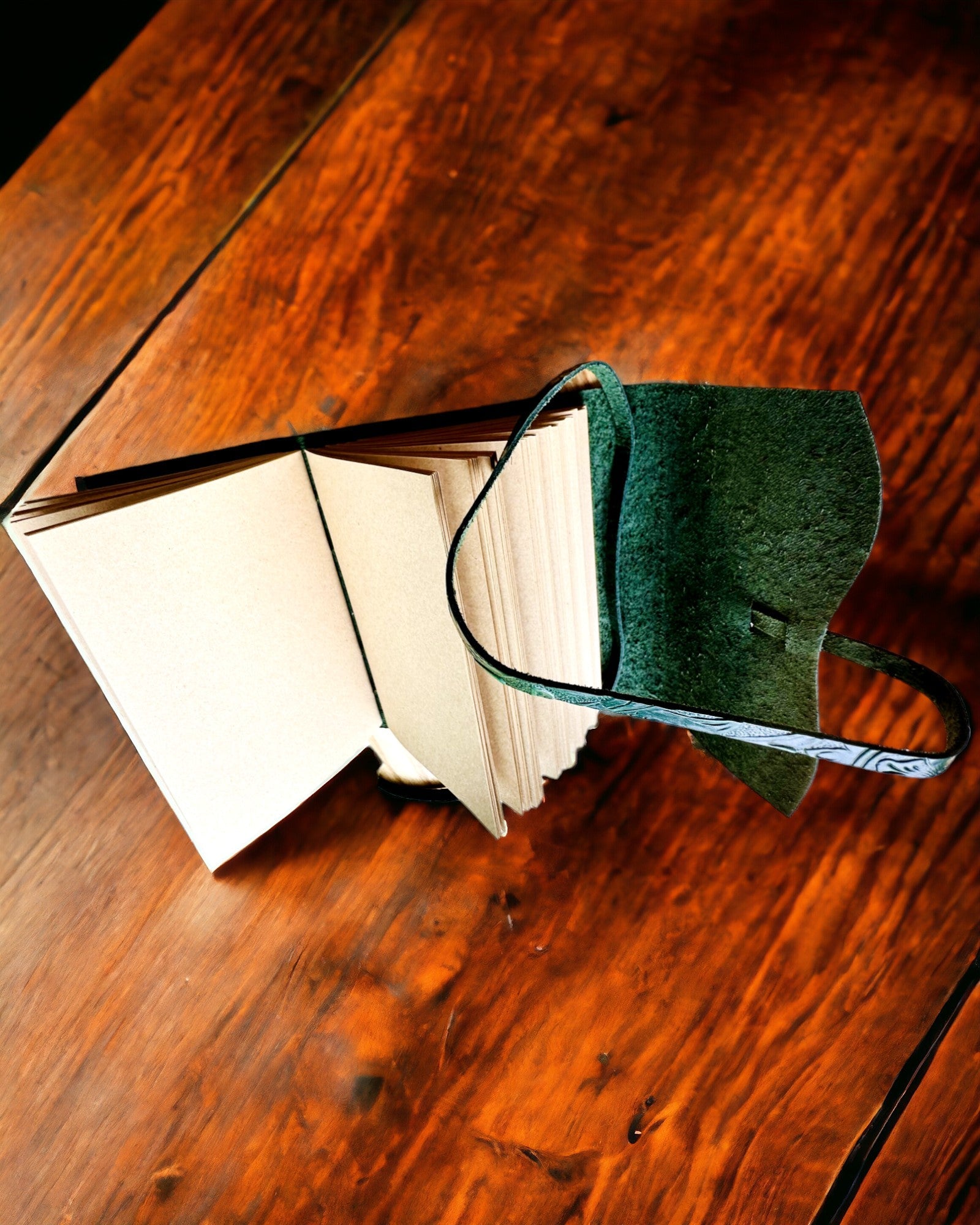 Notatnik Premium de Cuero "Elegancia Natural" - 200 páginas, 120g, cuaderno, bloc de dibujo, 2 colores a elegir, personalización con grabado