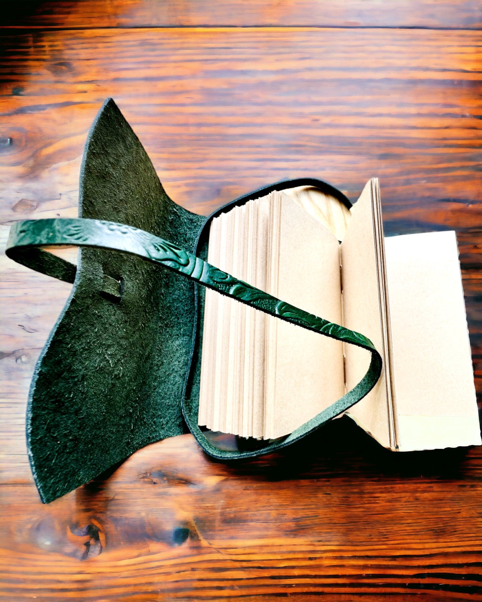 Notatnik Premium de Cuero "Elegancia Natural" - 200 páginas, 120g, cuaderno, bloc de dibujo, 2 colores a elegir, personalización con grabado