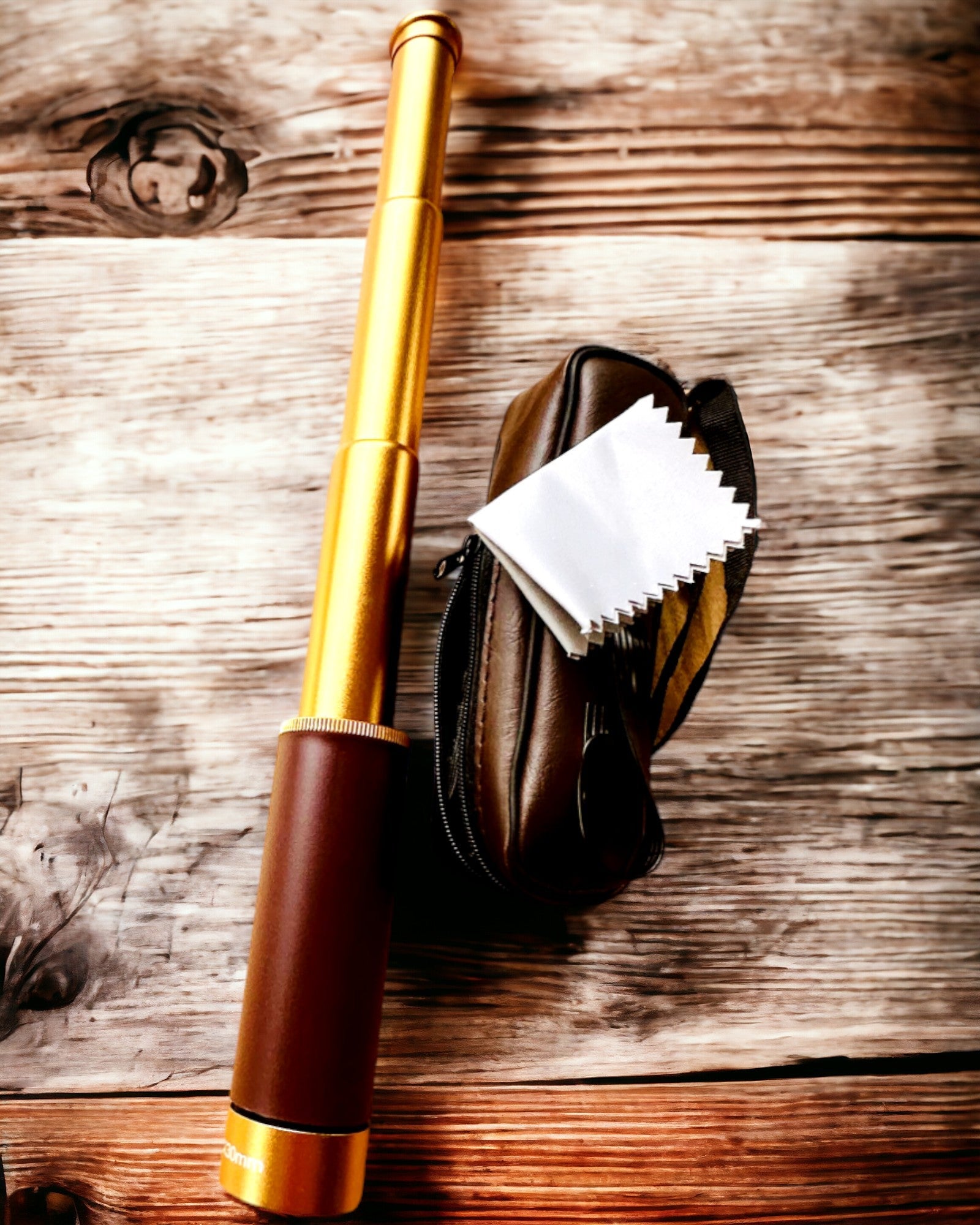 Luneta Monokularowa Explorer 25x30 - Telescopio Manual Portátil y Plegable, posibilidad de personalización con grabado