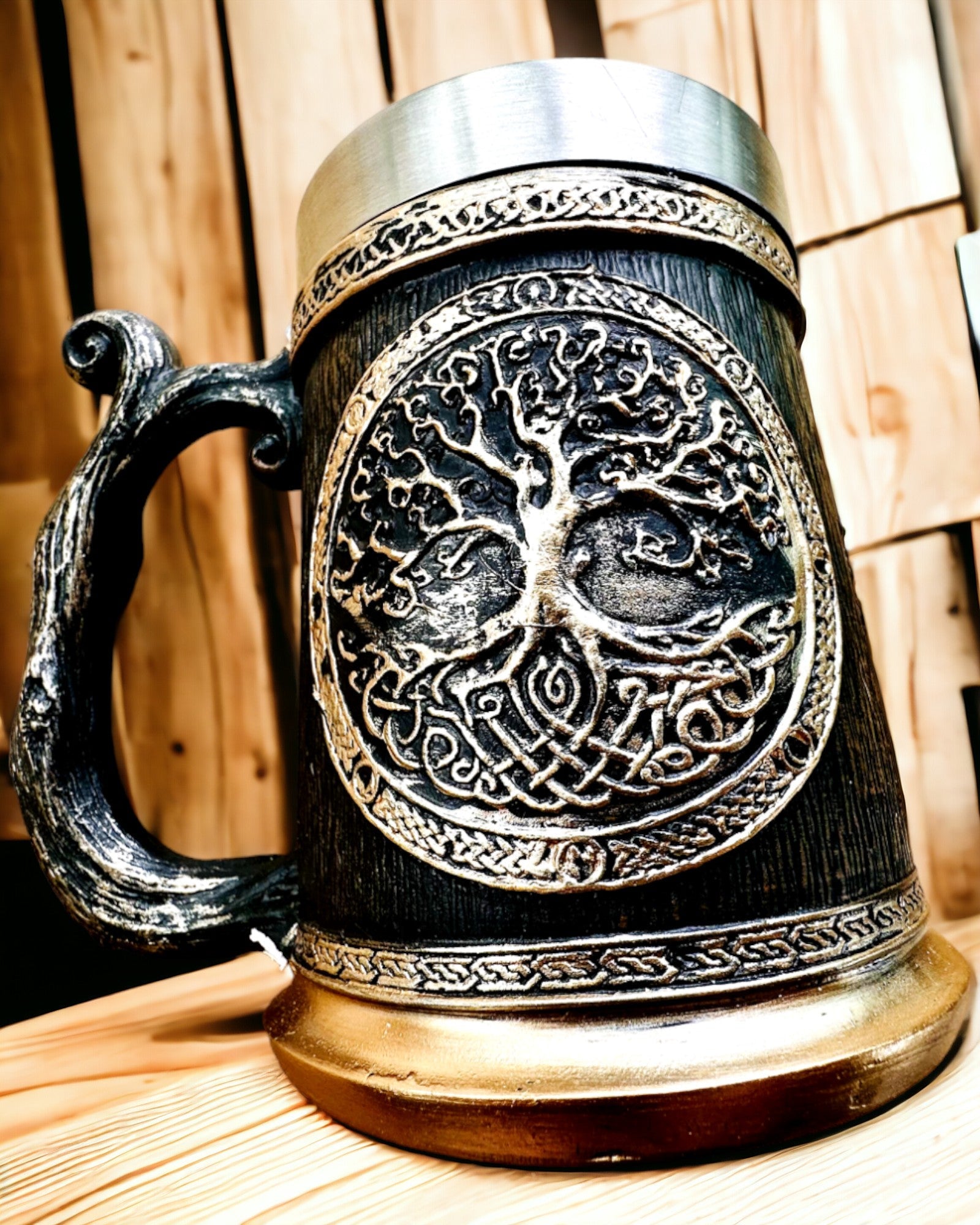 Taza Nórdica Árbol del Mundo - Maestría en Ejecución, 600 ml, posibilidad de personalización con grabado