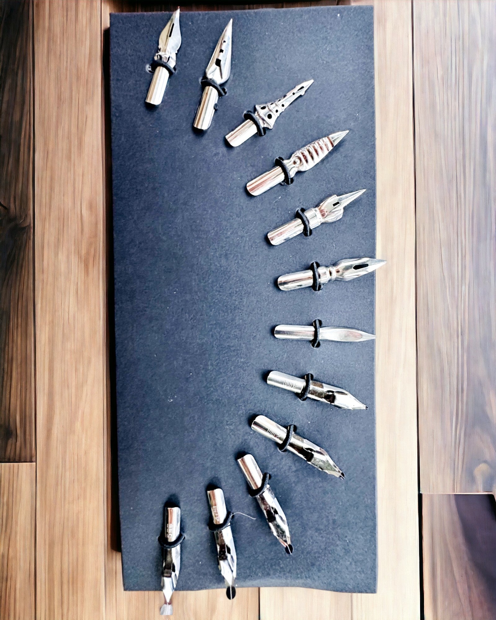 Conjunto Exclusivo de Caligrafía, pluma de inmersión y conjunto de tintas, personalización con grabado