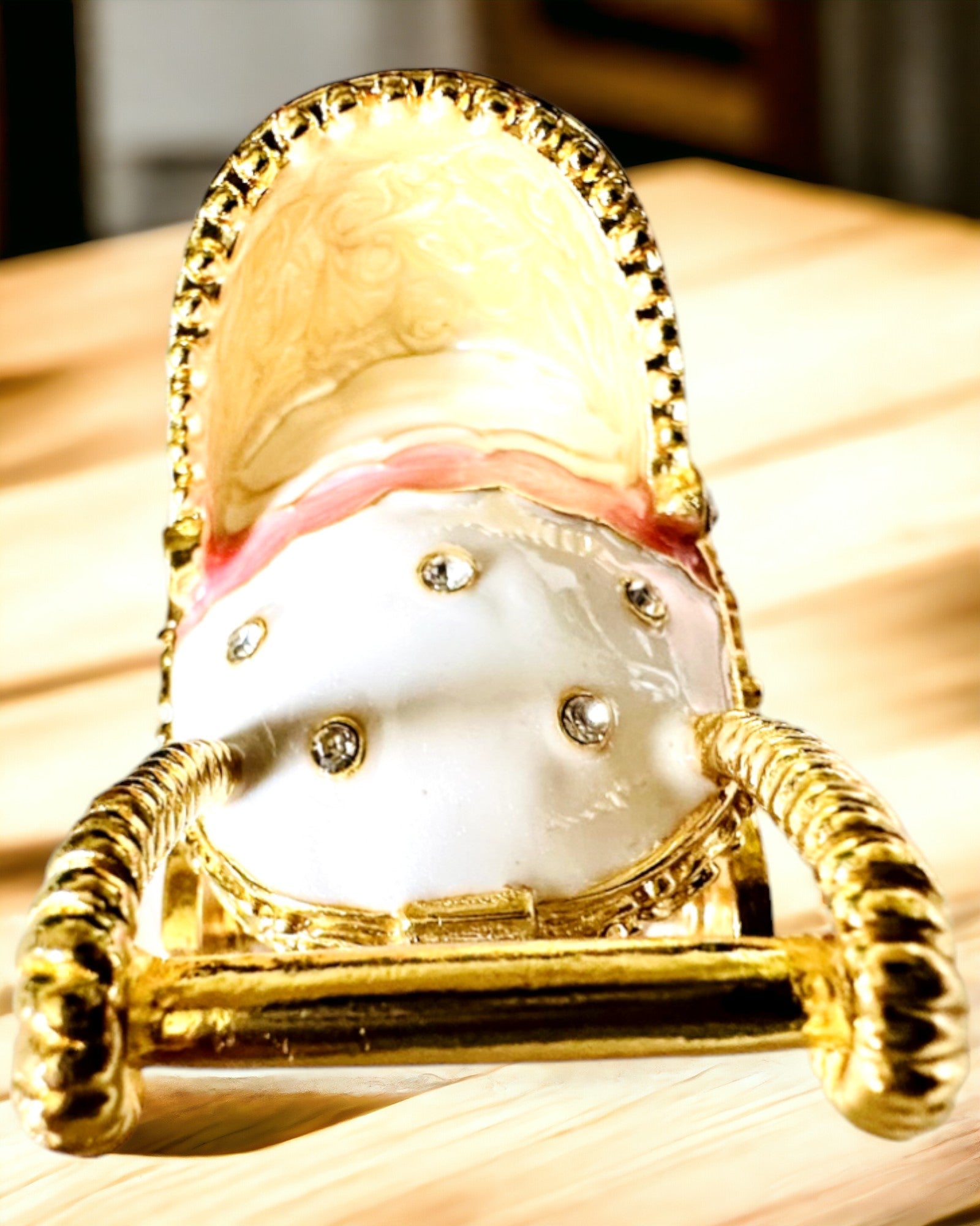 Pequeño Carrito de Cuento para joyas, tesoros - Elegancia Real, personalización con grabado