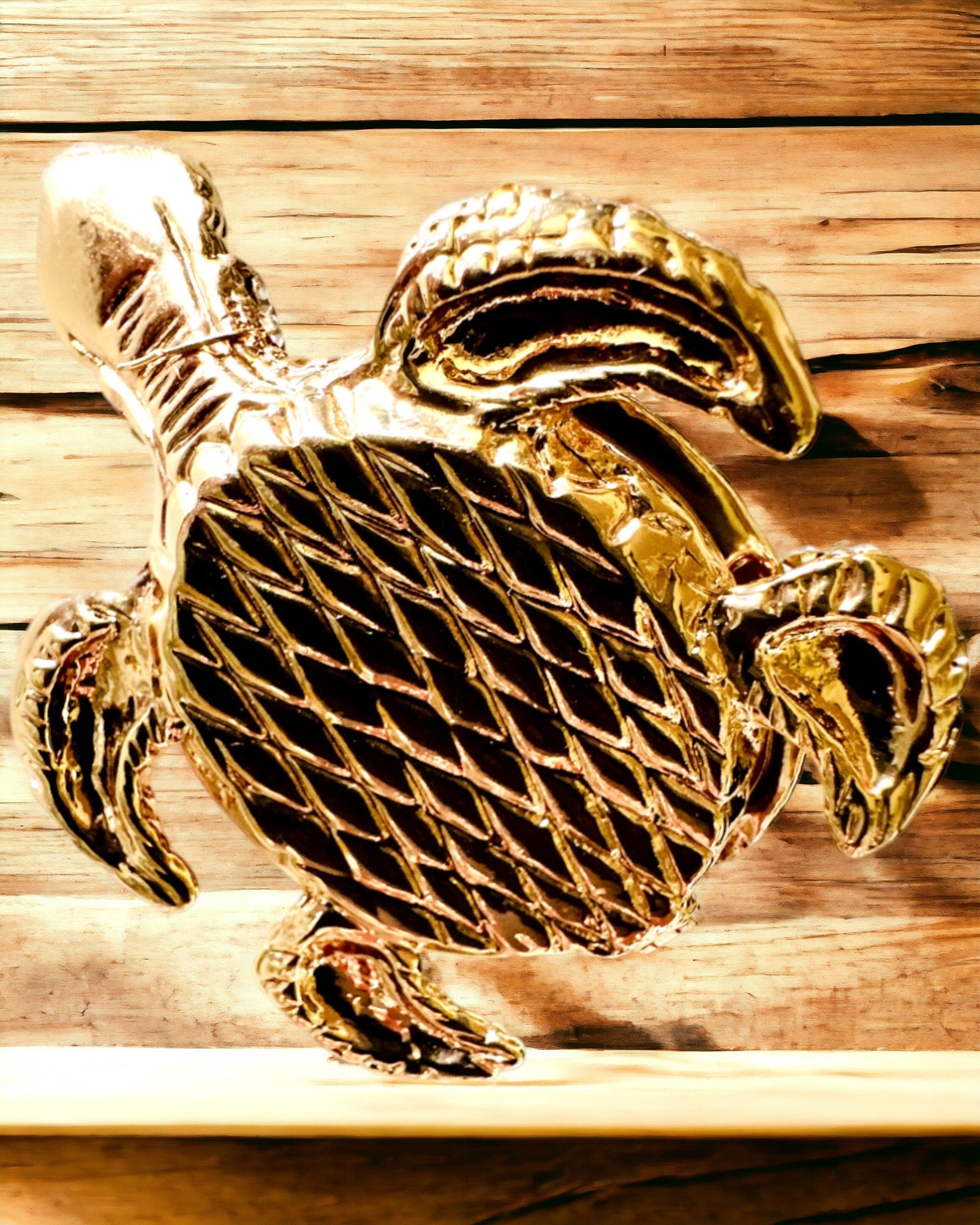 Caja "Familia de Tortugas" - color naranja, personalización con grabado