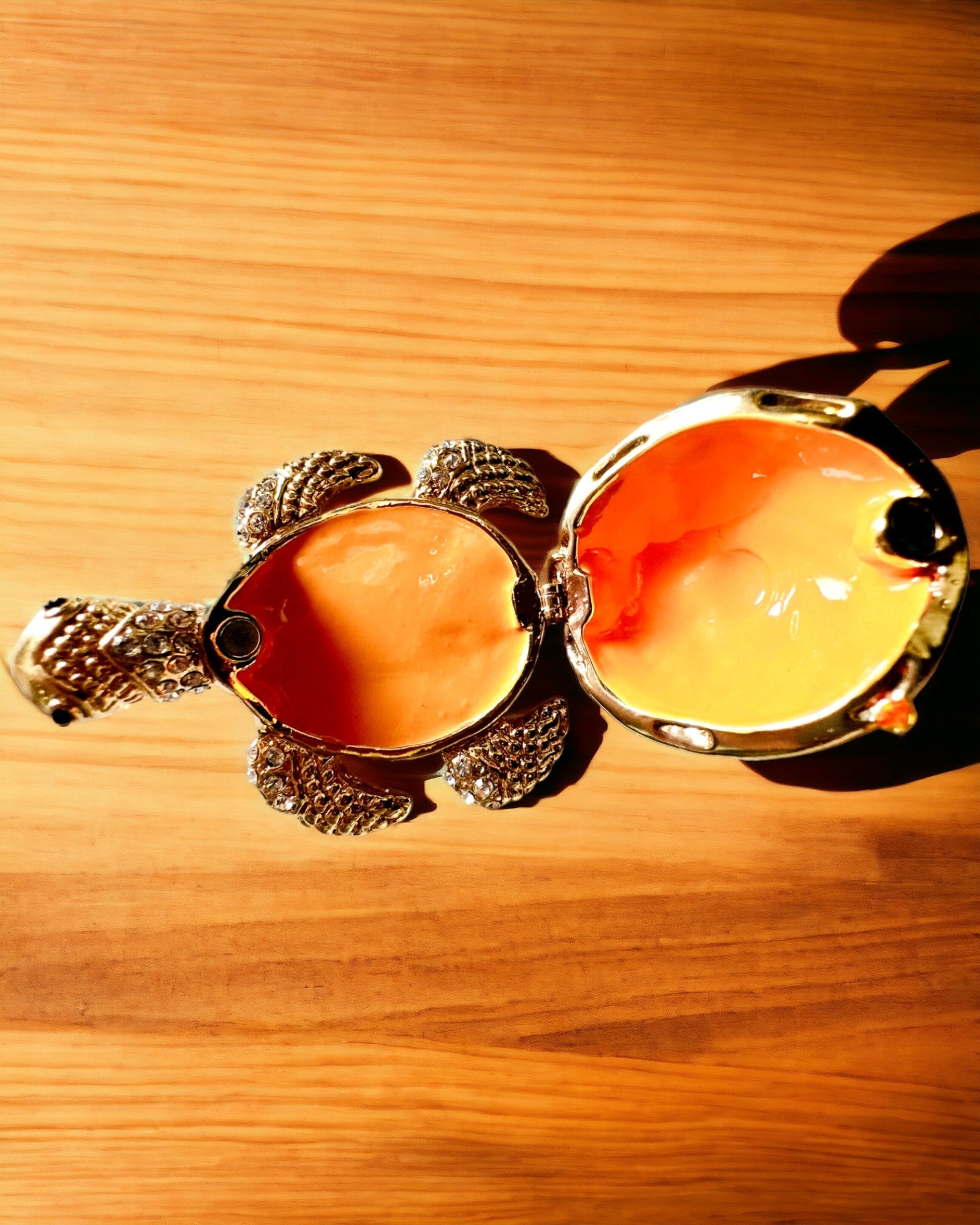 Caja "Familia de Tortugas" - color verde, personalización con grabado