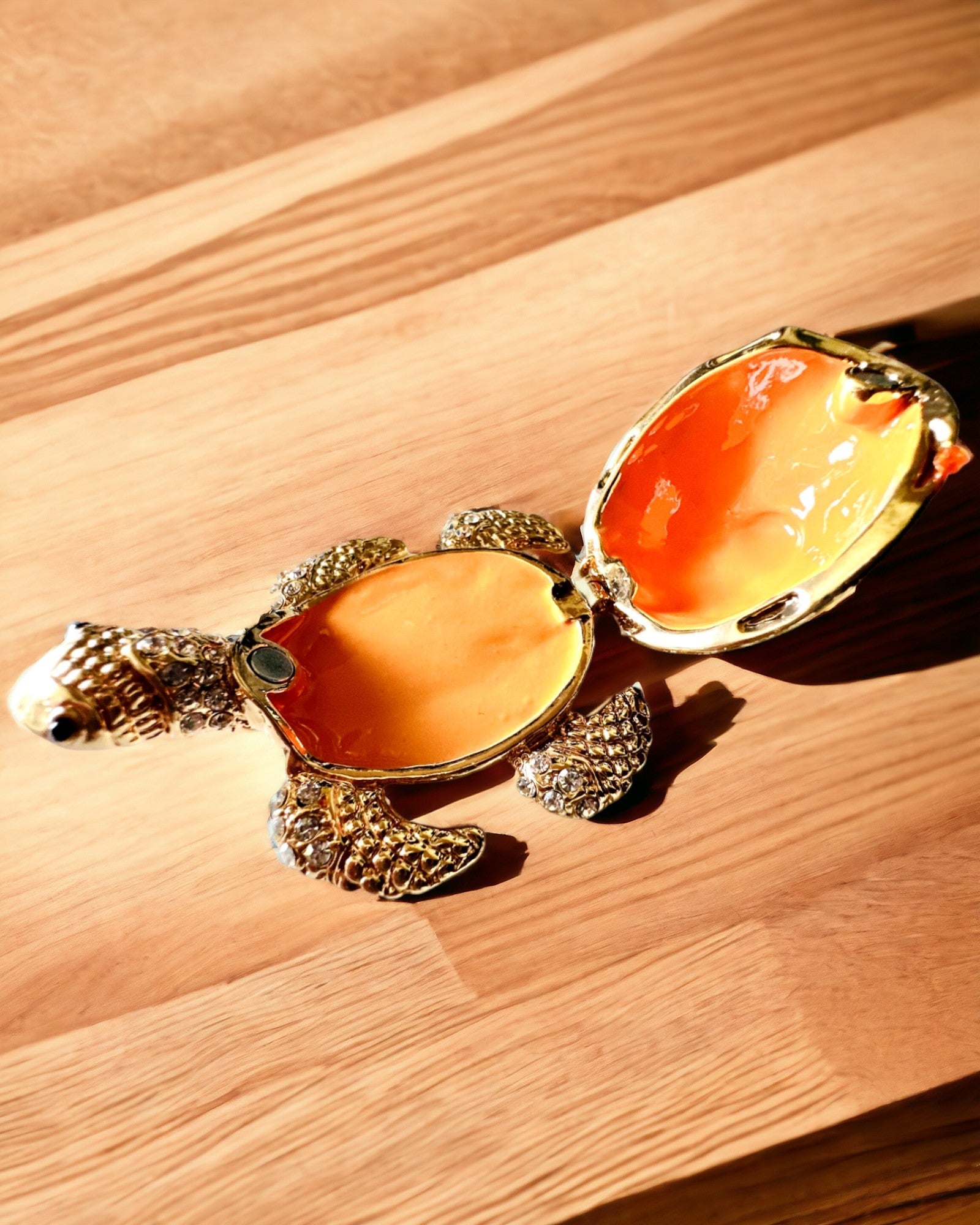 Caja "Familia de Tortugas" - color verde, personalización con grabado