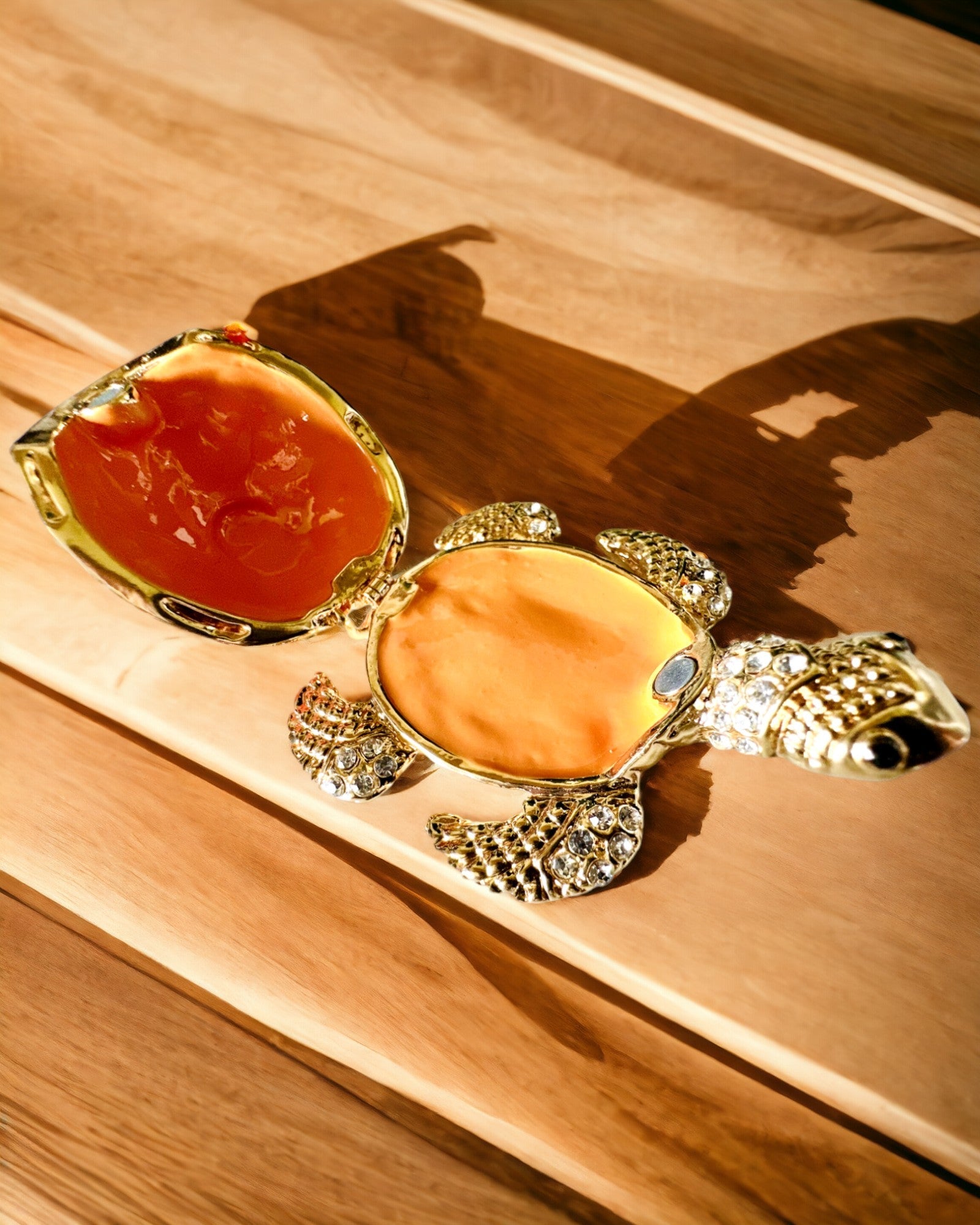 Caja "Familia de Tortugas" - color verde, personalización con grabado